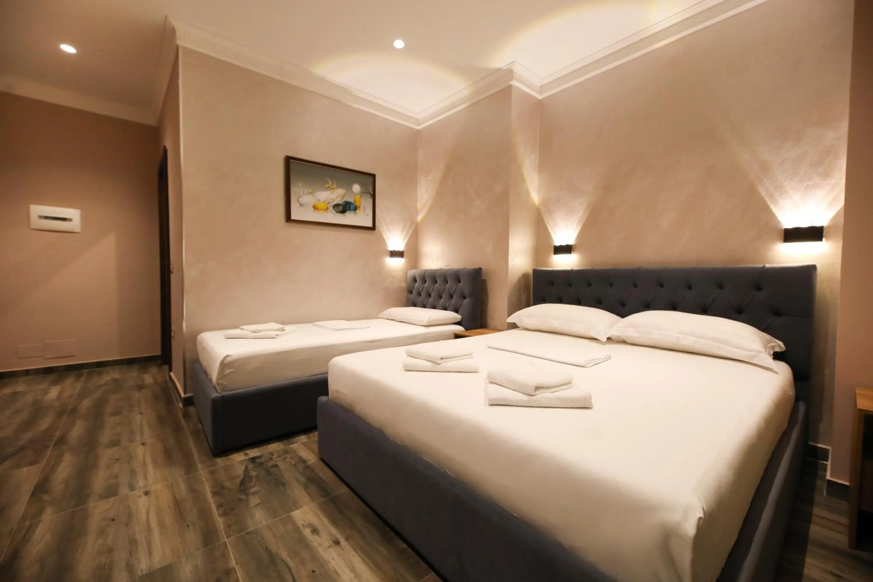 Bed in Hotel Salvadore