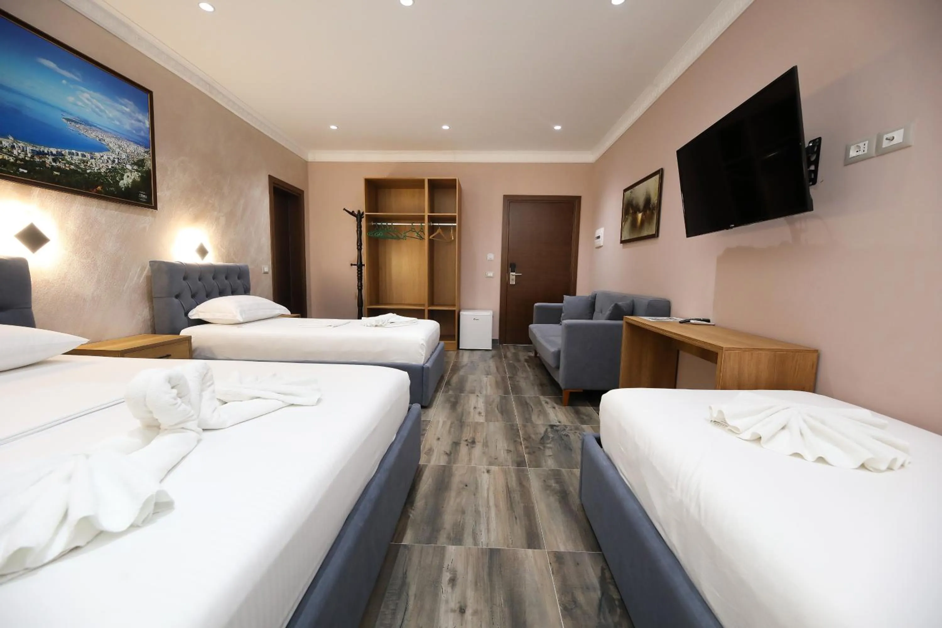 Bed in Hotel Salvadore