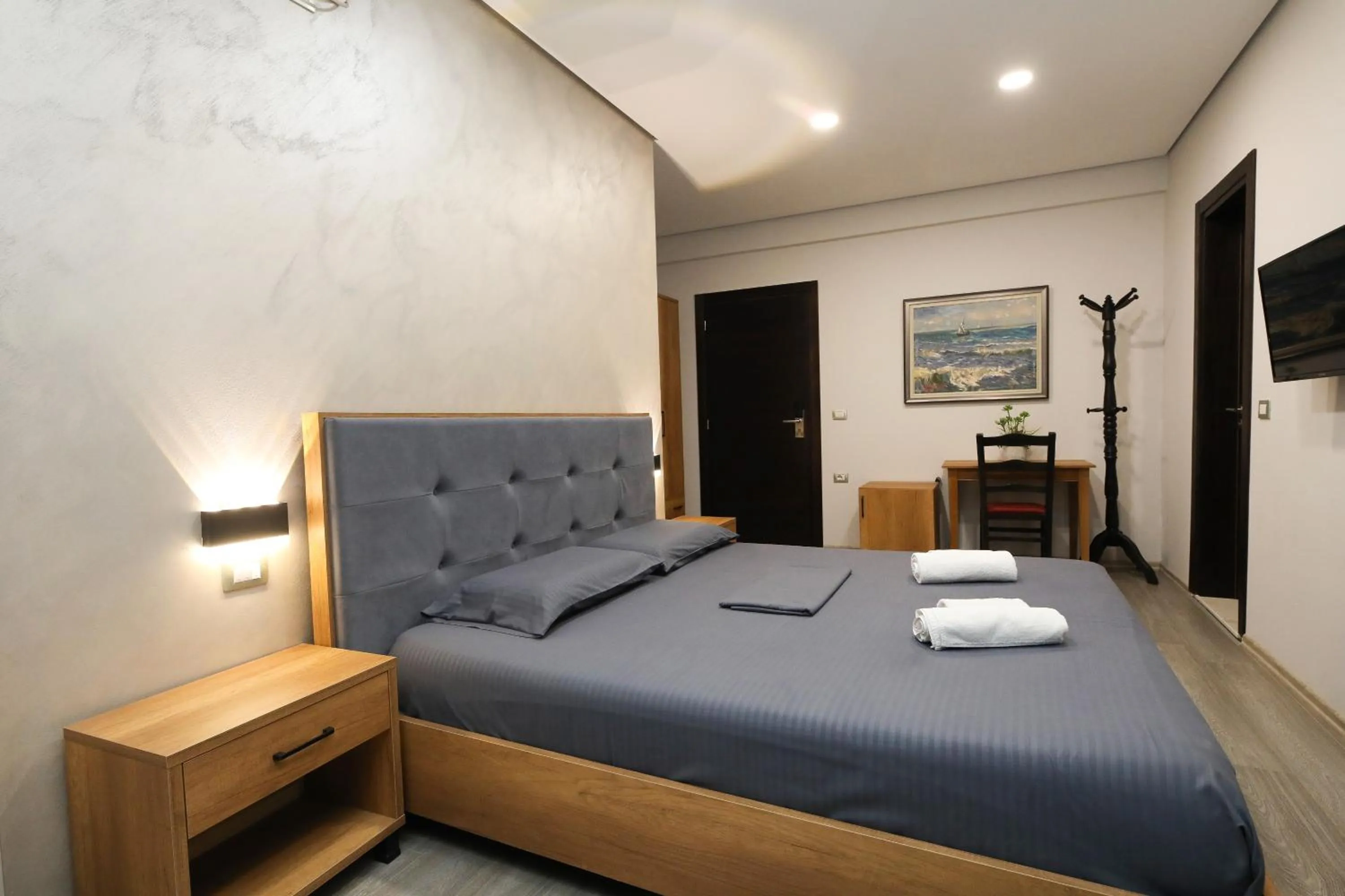 Bed in Hotel Salvadore