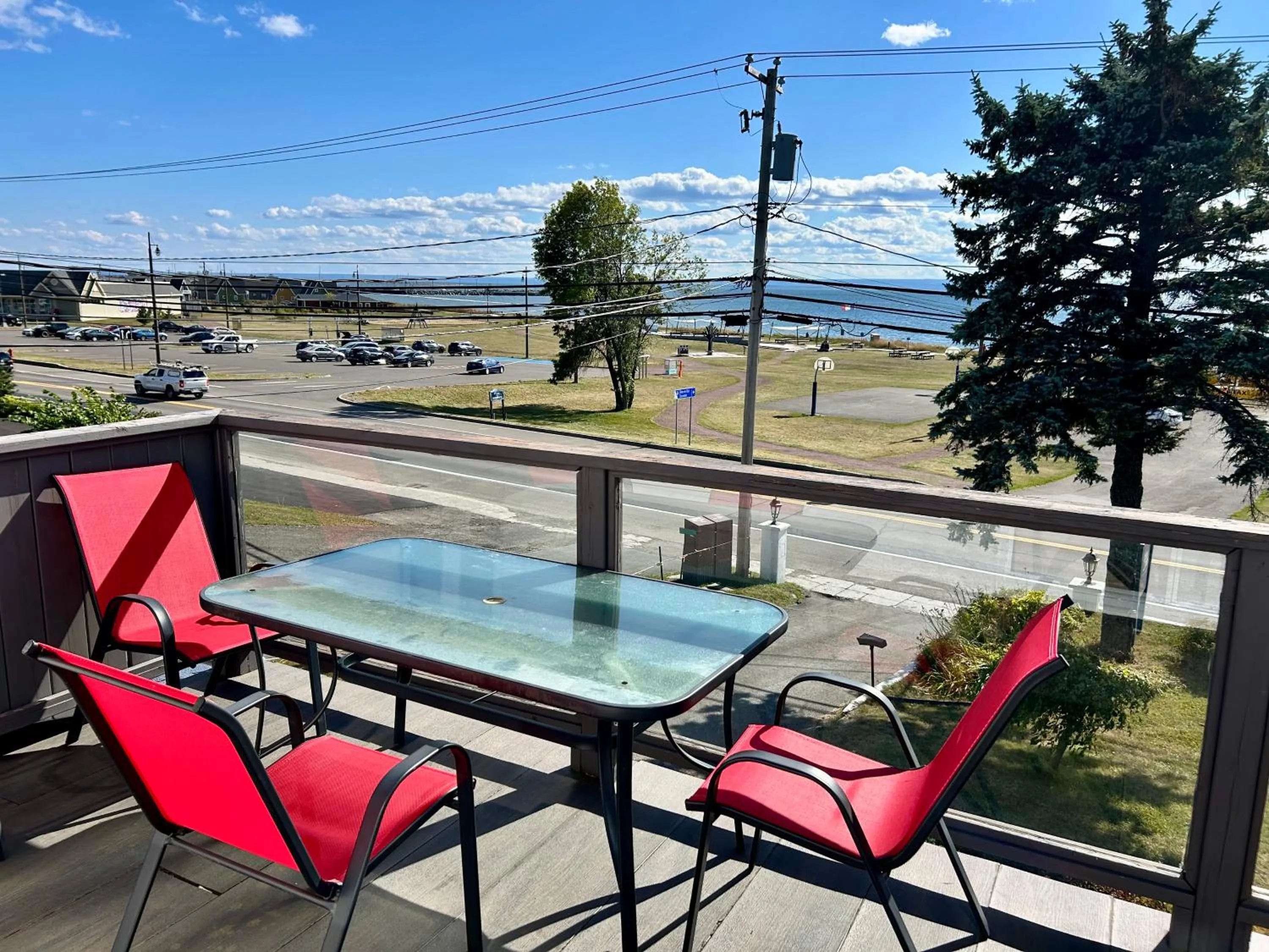 Patio in Bleu Mer, hôtel & résidences