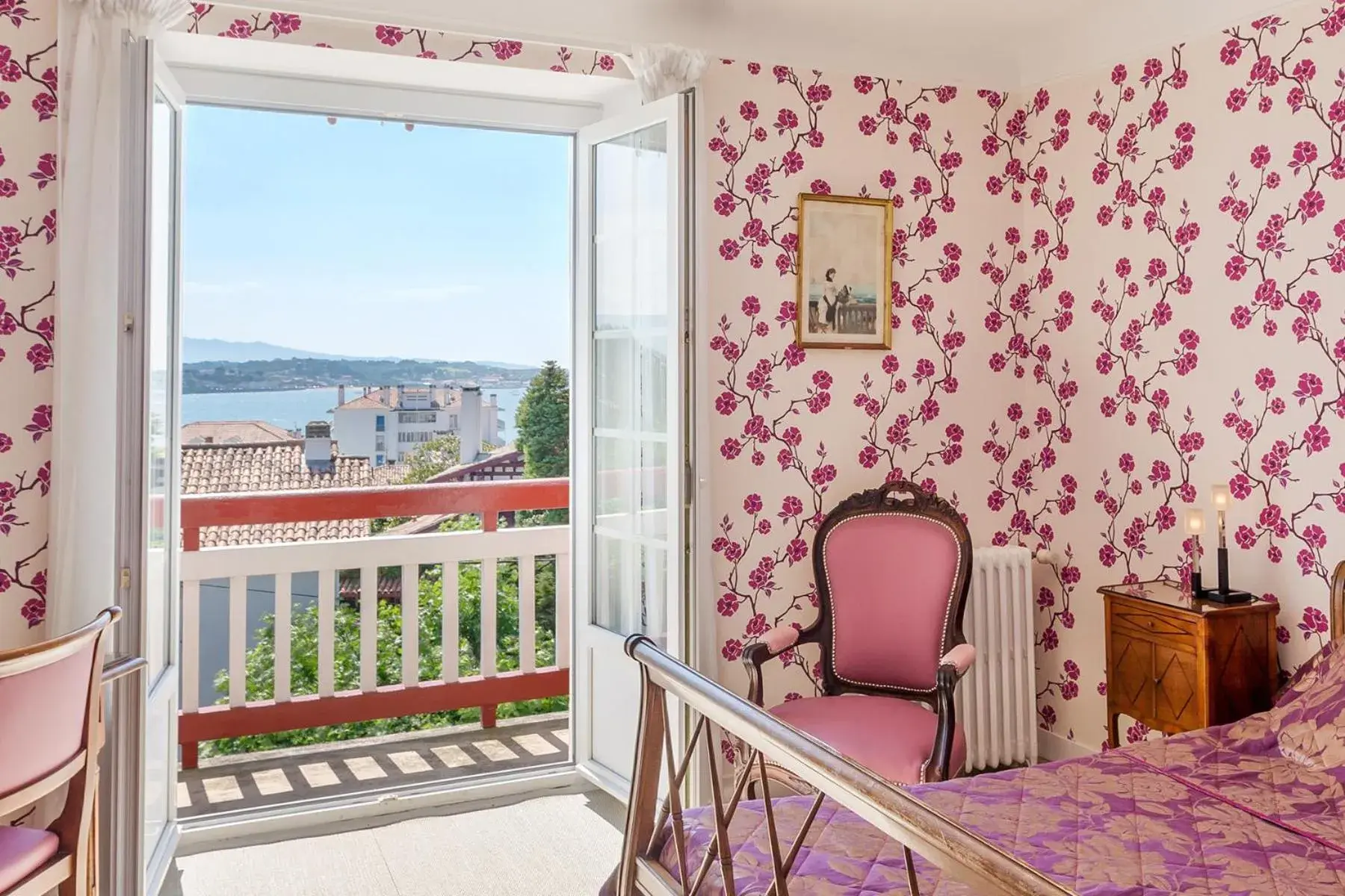 Double Room with Sea View in Hotel Les Goelands Double Room with Sea View in Hotel Les Goelands