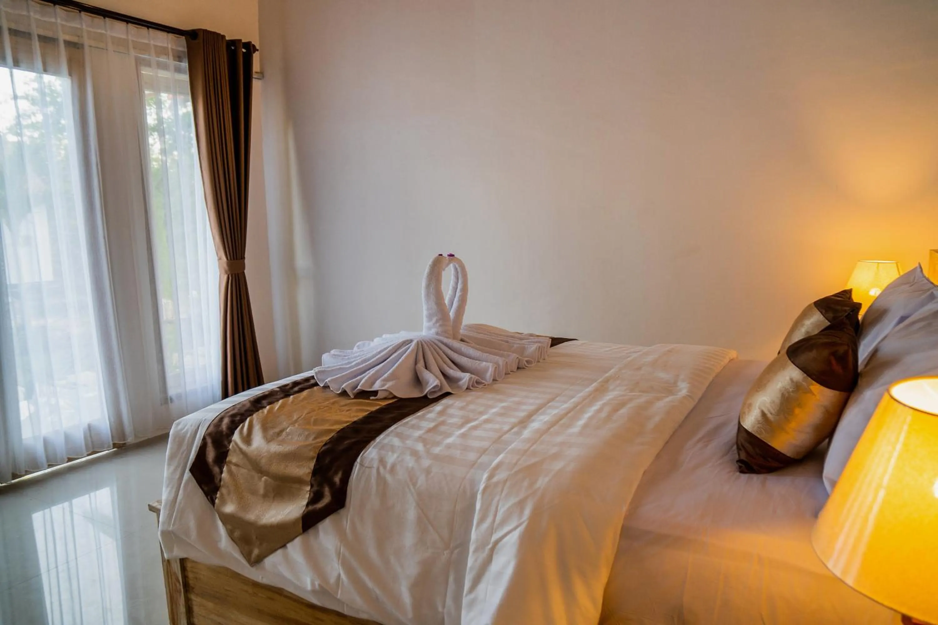 Bed in Kayu Kuning Cottage