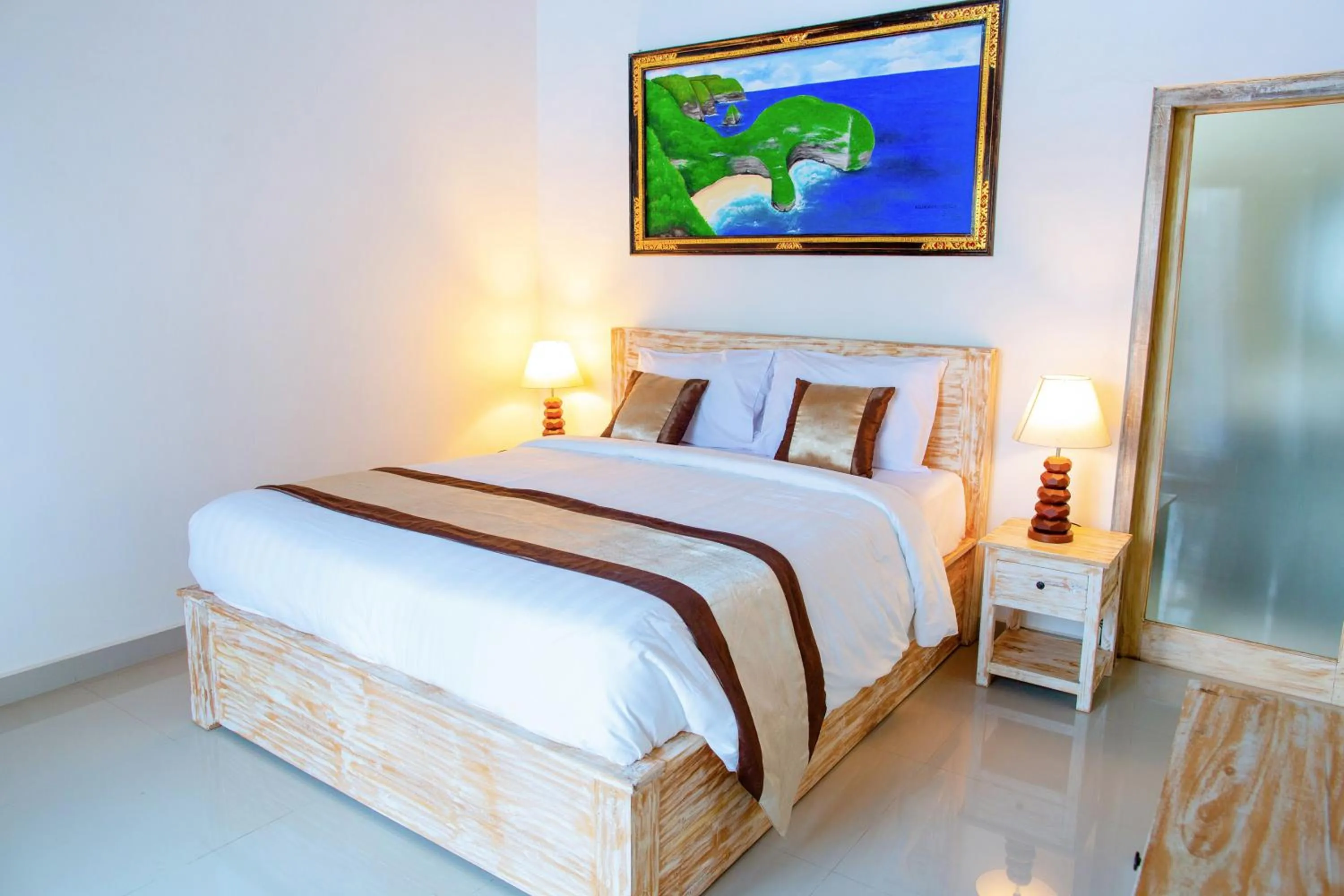 Bedroom, Bed in Kayu Kuning Cottage