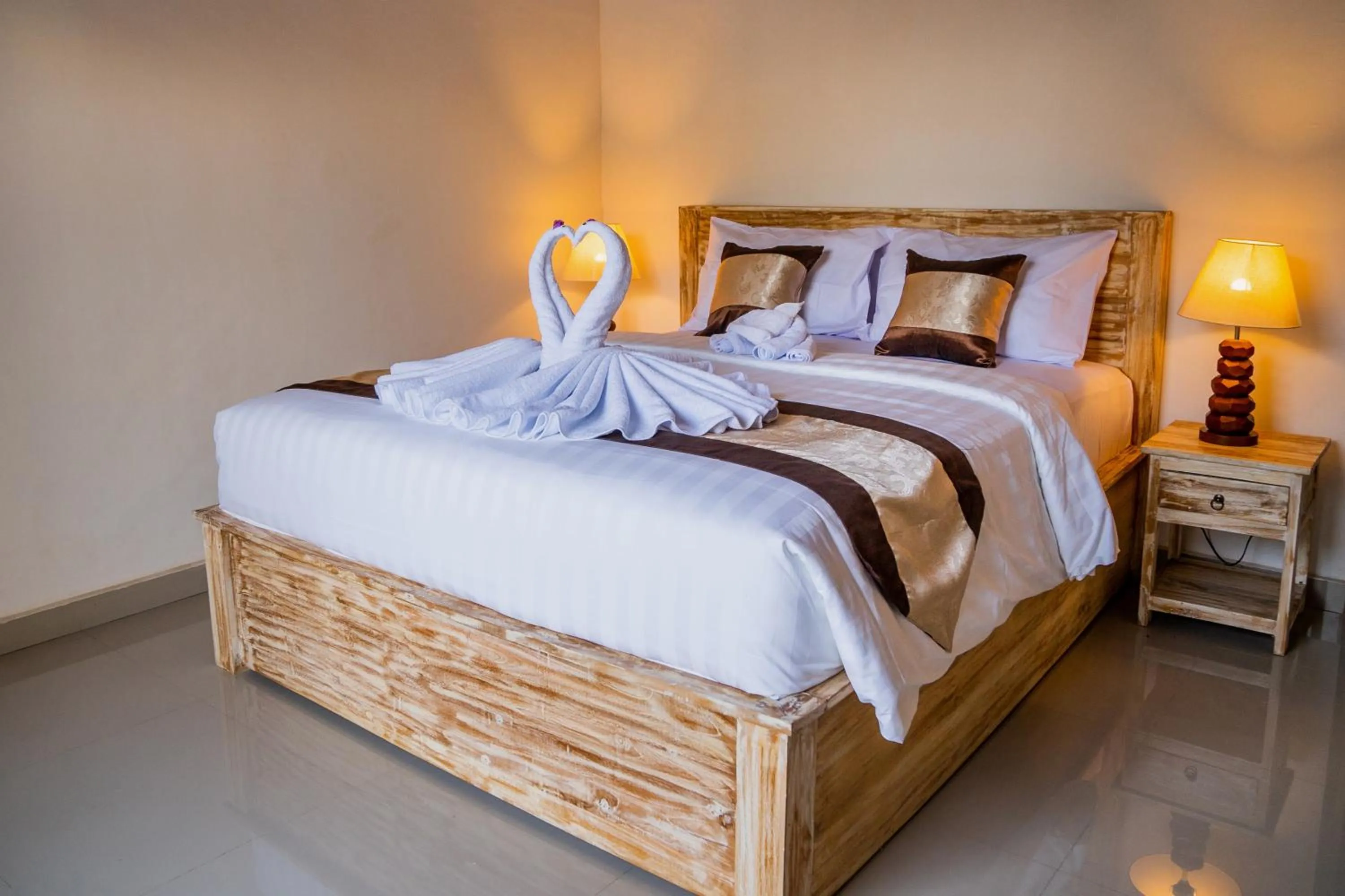 Bed in Kayu Kuning Cottage