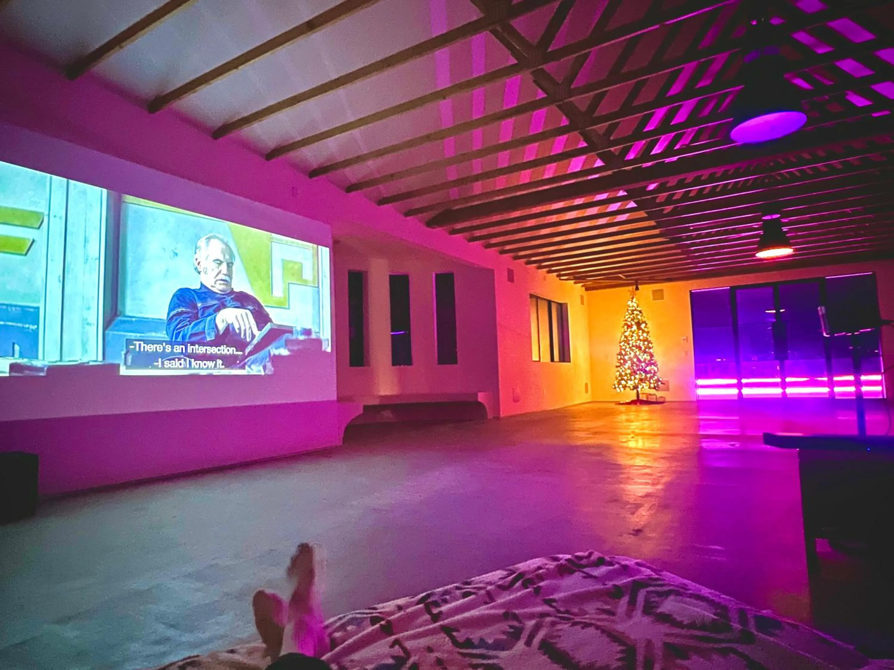 Communal lounge/ TV room in The Castle House Estate