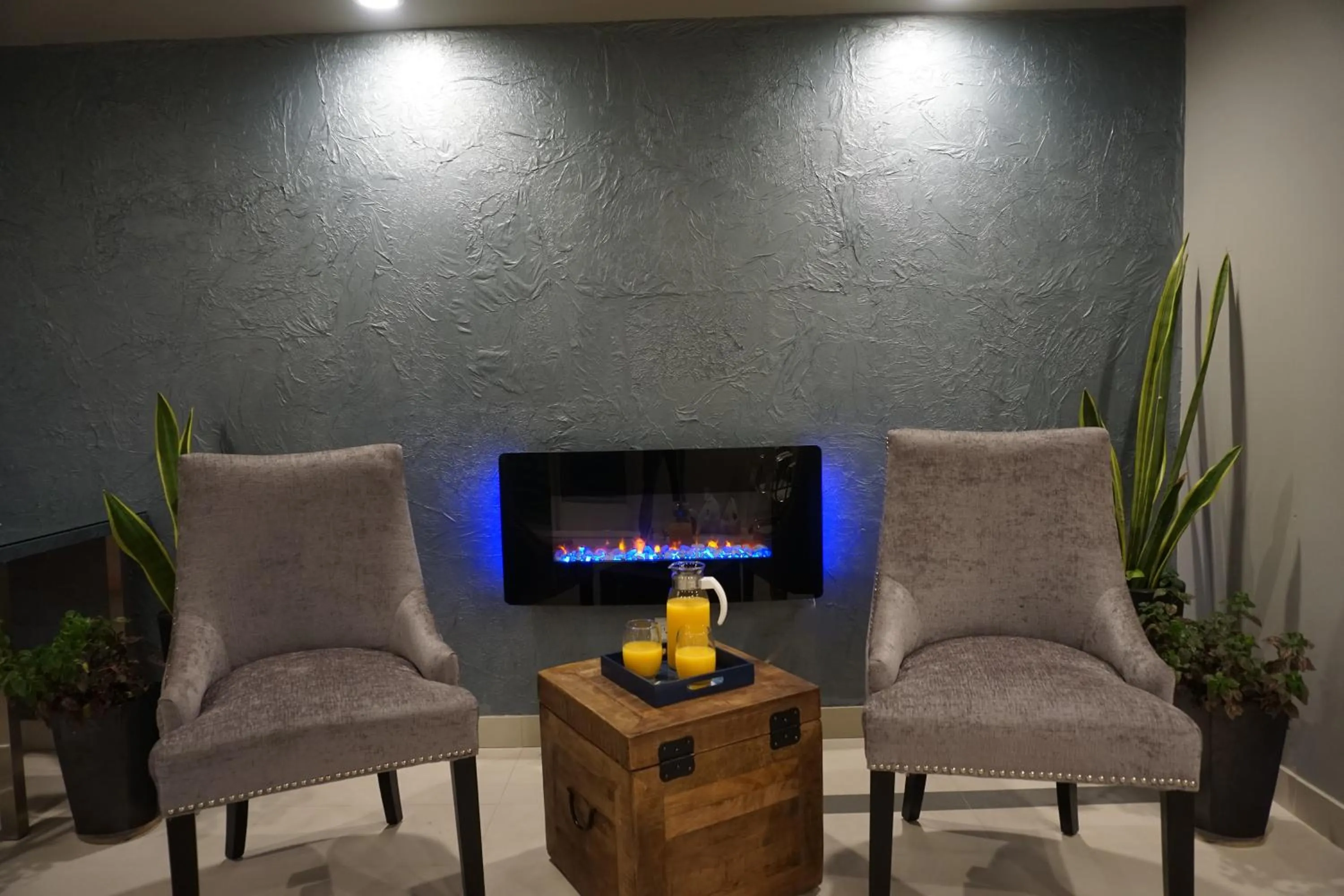 Seating area in Crescent Bay Inn