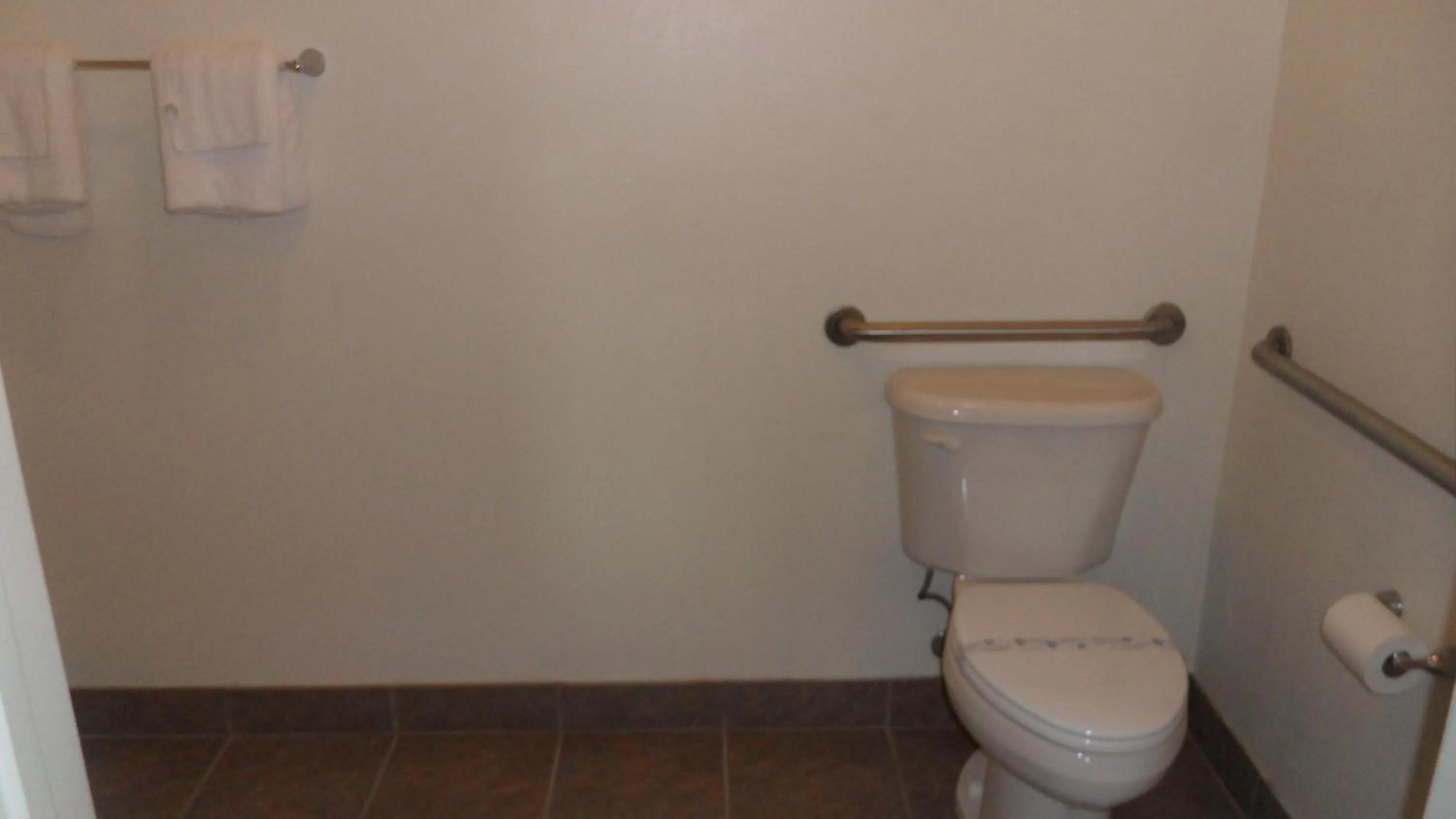 Toilet in Deluxe Inn Palacios