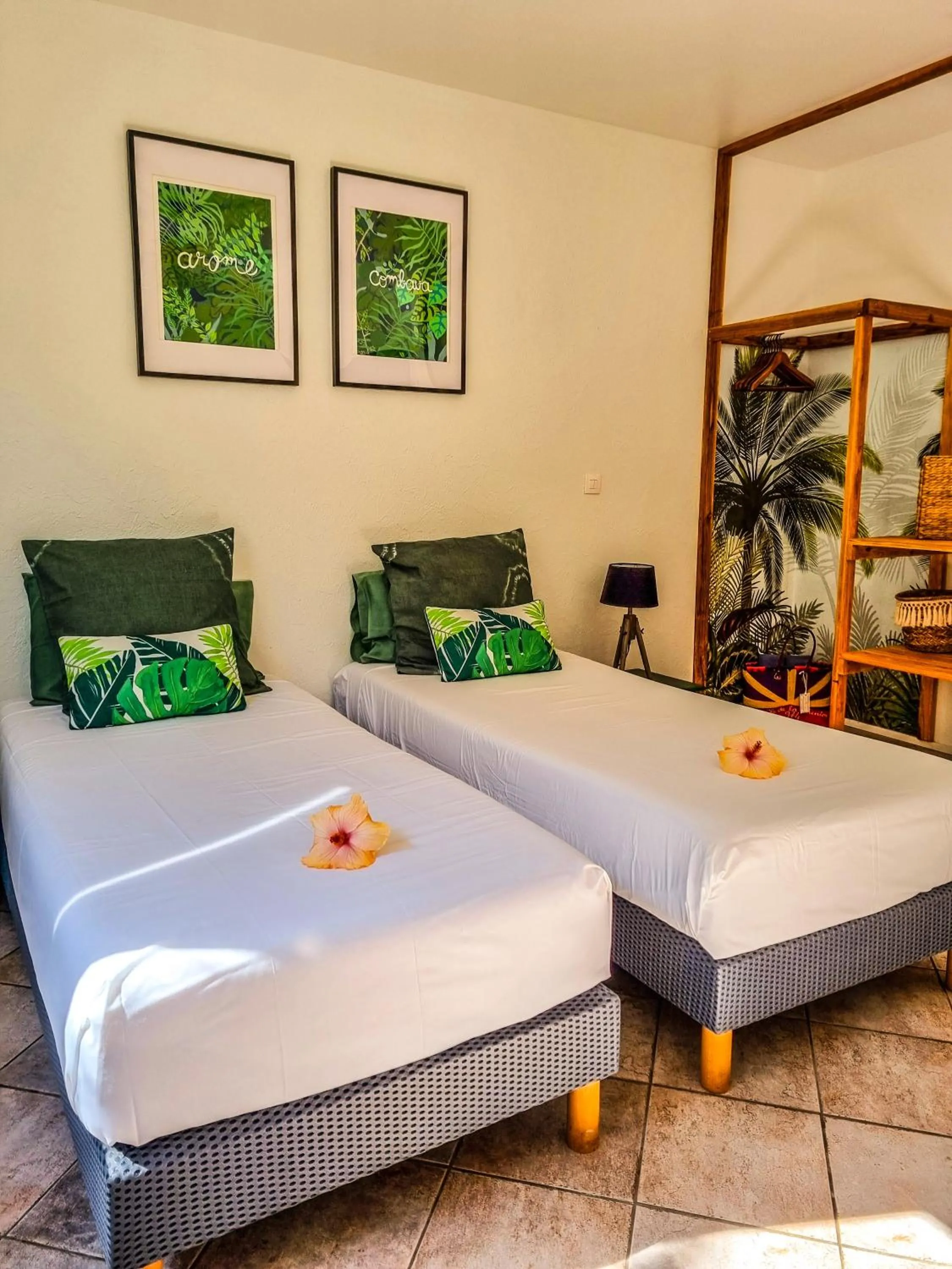 Bed in Maison d'hôtes Villa des Mascareignes