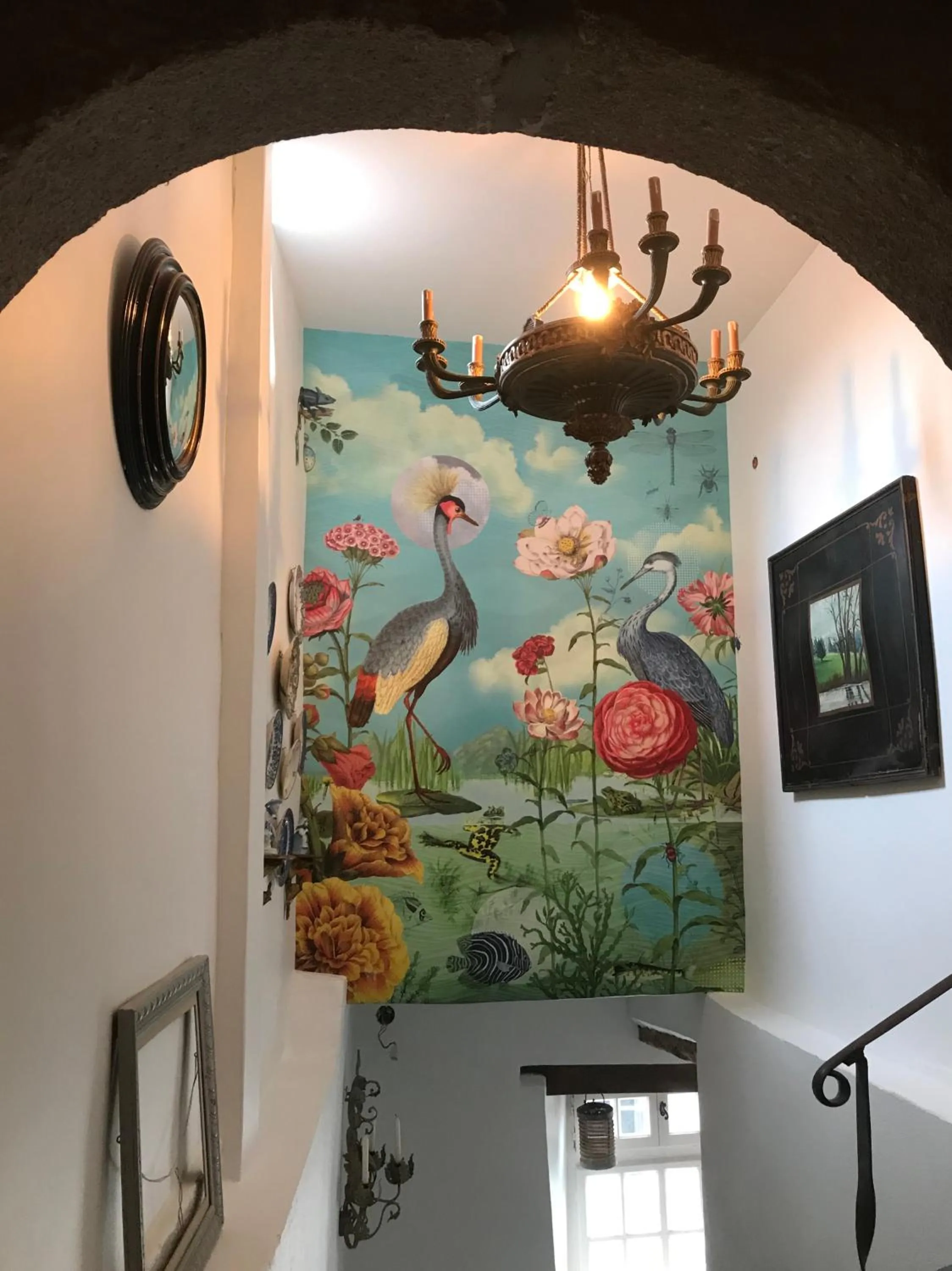 Decorative detail in B&B du Cloître