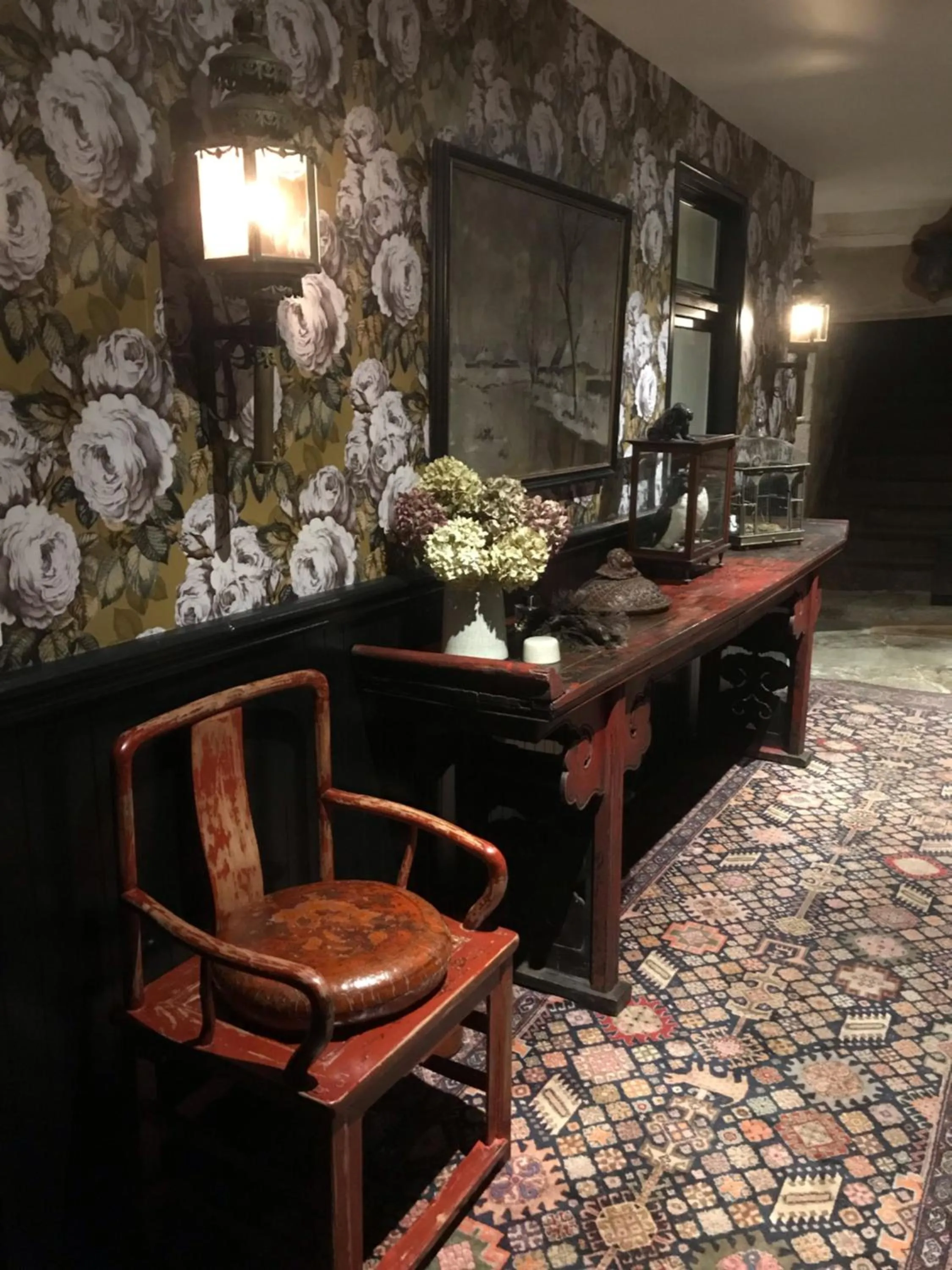 Lobby or reception in B&B du Cloître