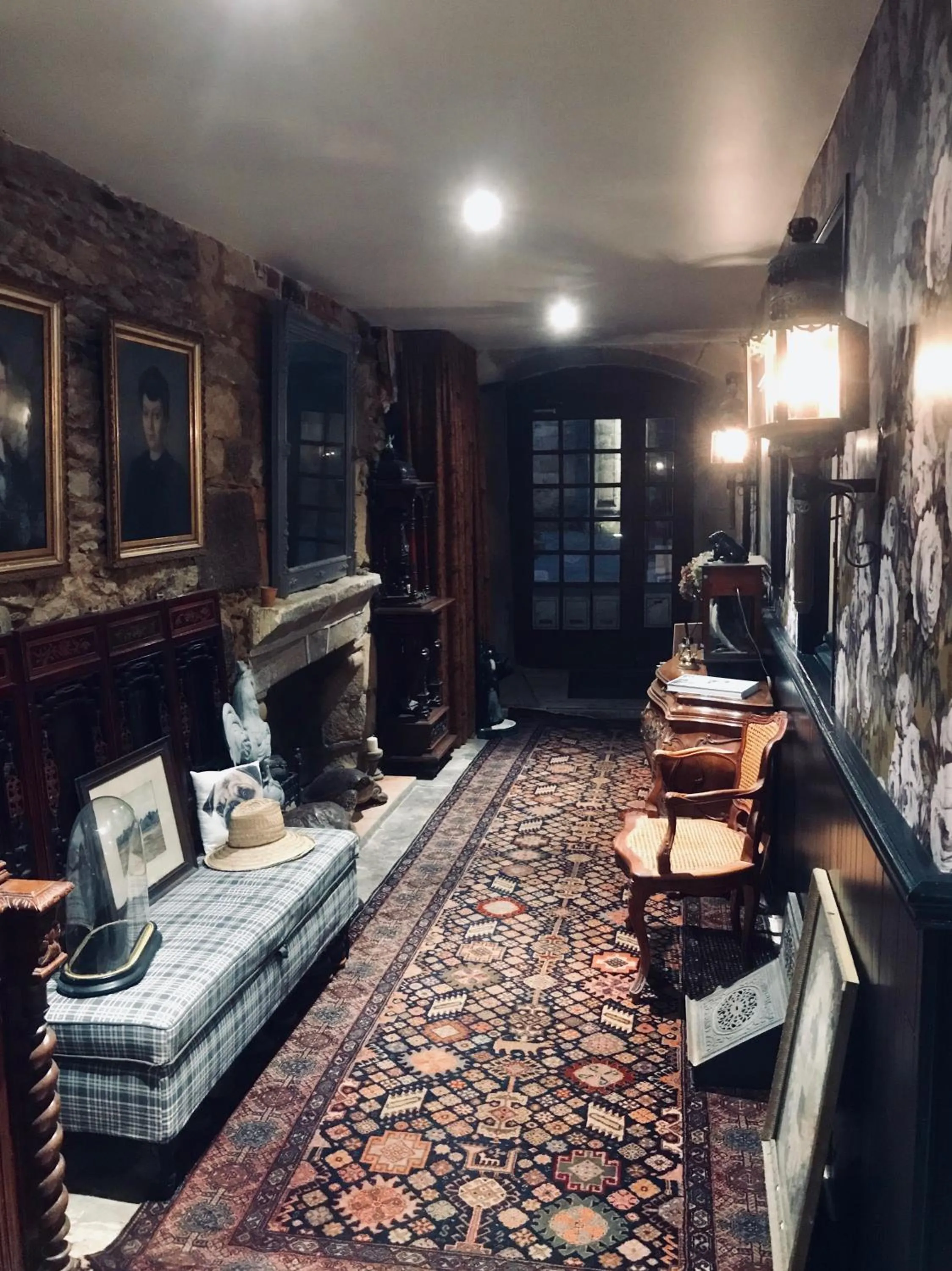 Lobby or reception in B&B du Cloître