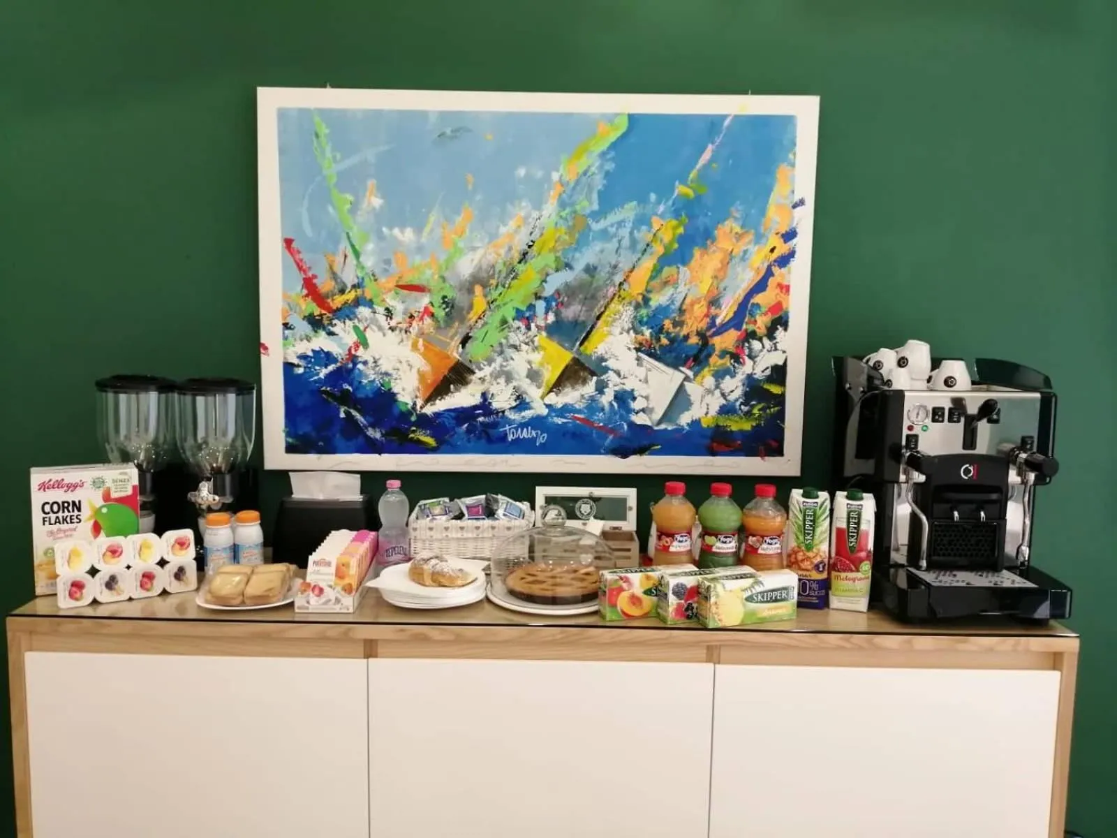 Food close-up in B & B Vittorio Emanuele