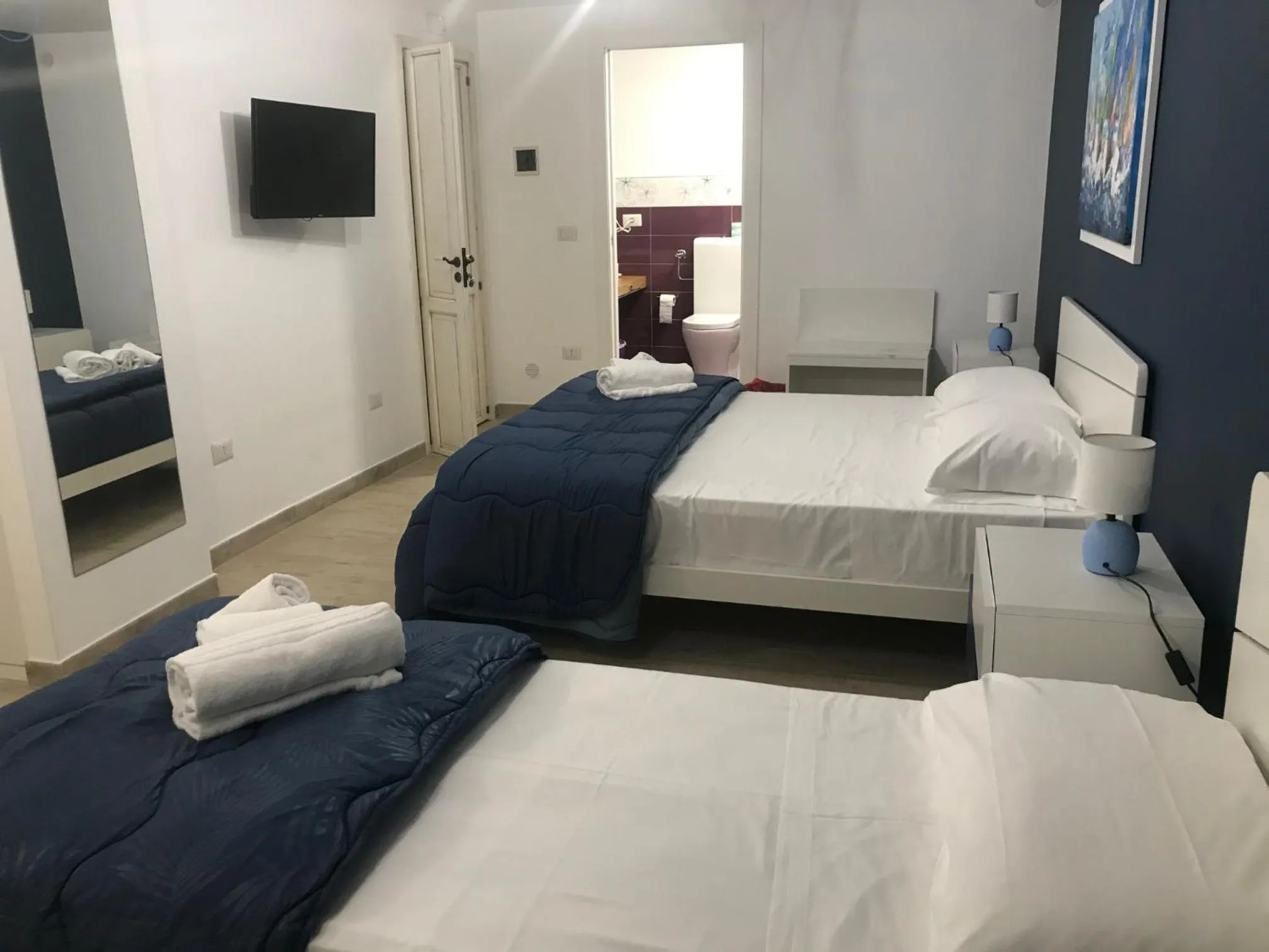 Bed in B & B Vittorio Emanuele