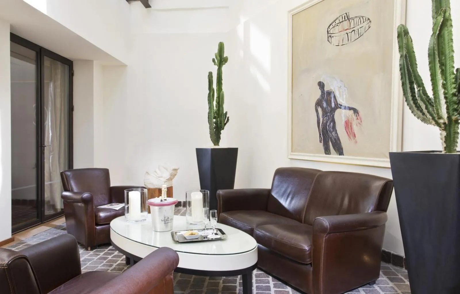 Living room in Hôtel Le Colisée