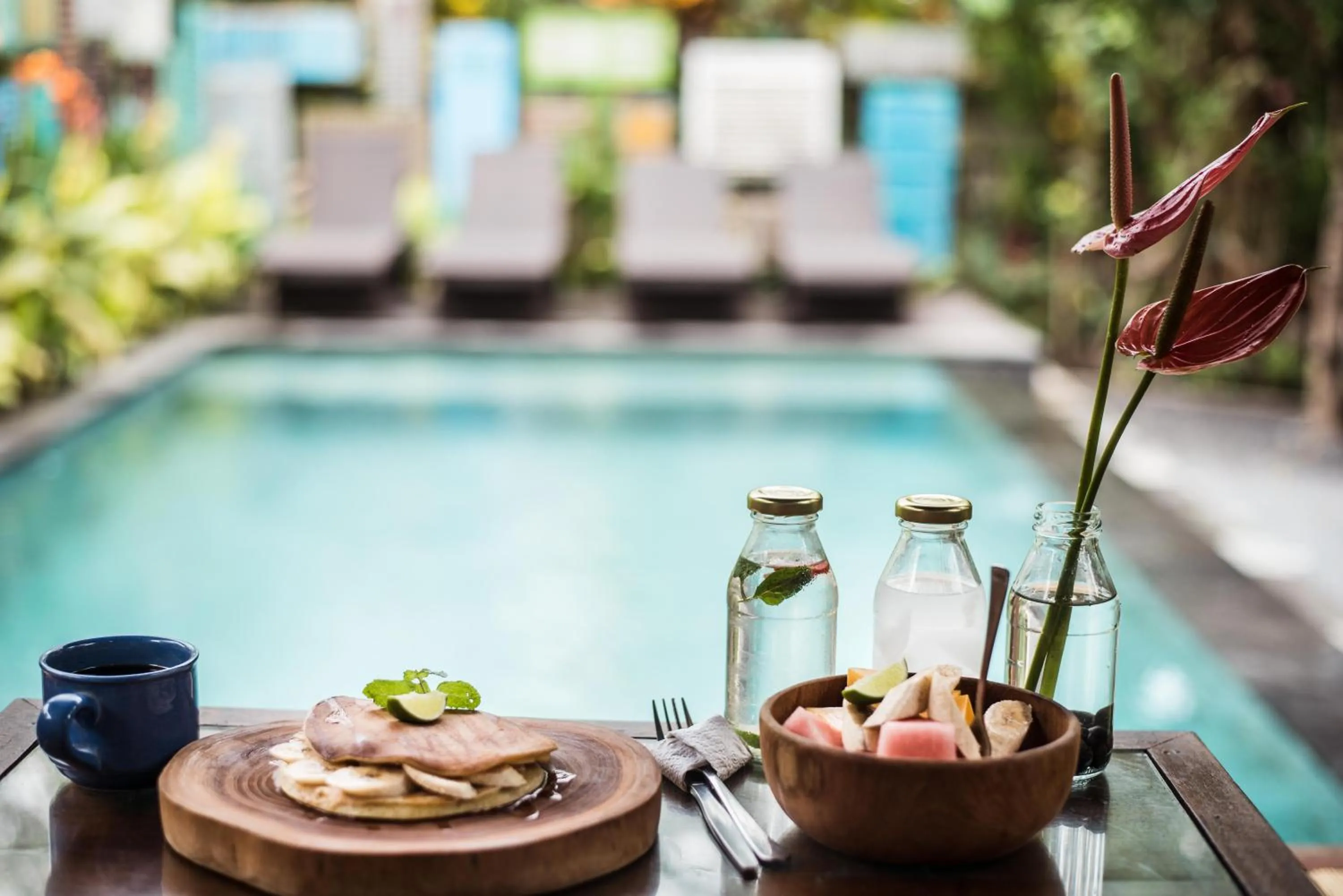 Food and drinks in Arana Garden Ubud