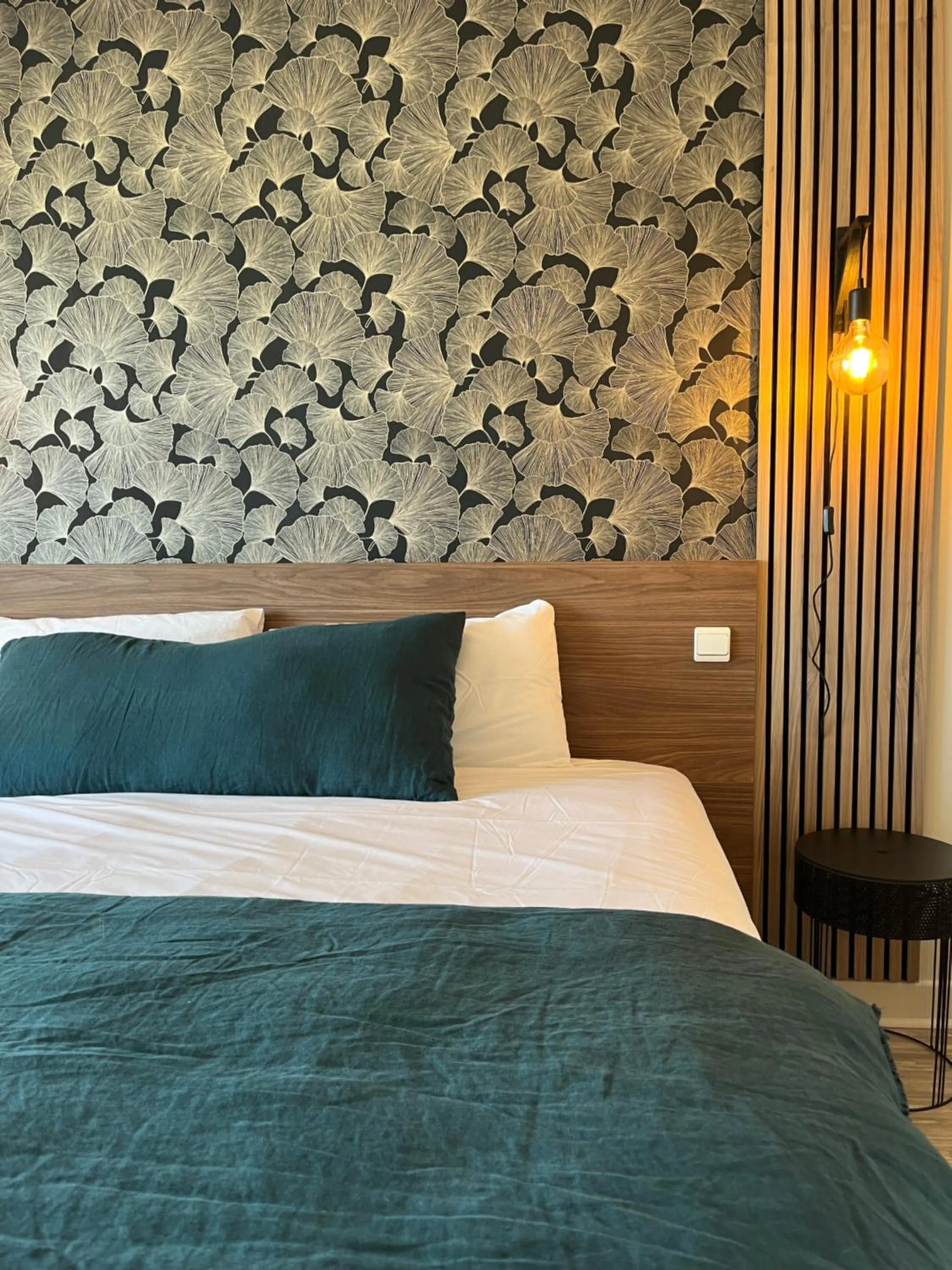 Decorative detail, Bed in Hôtel Mar I Cel & Spa