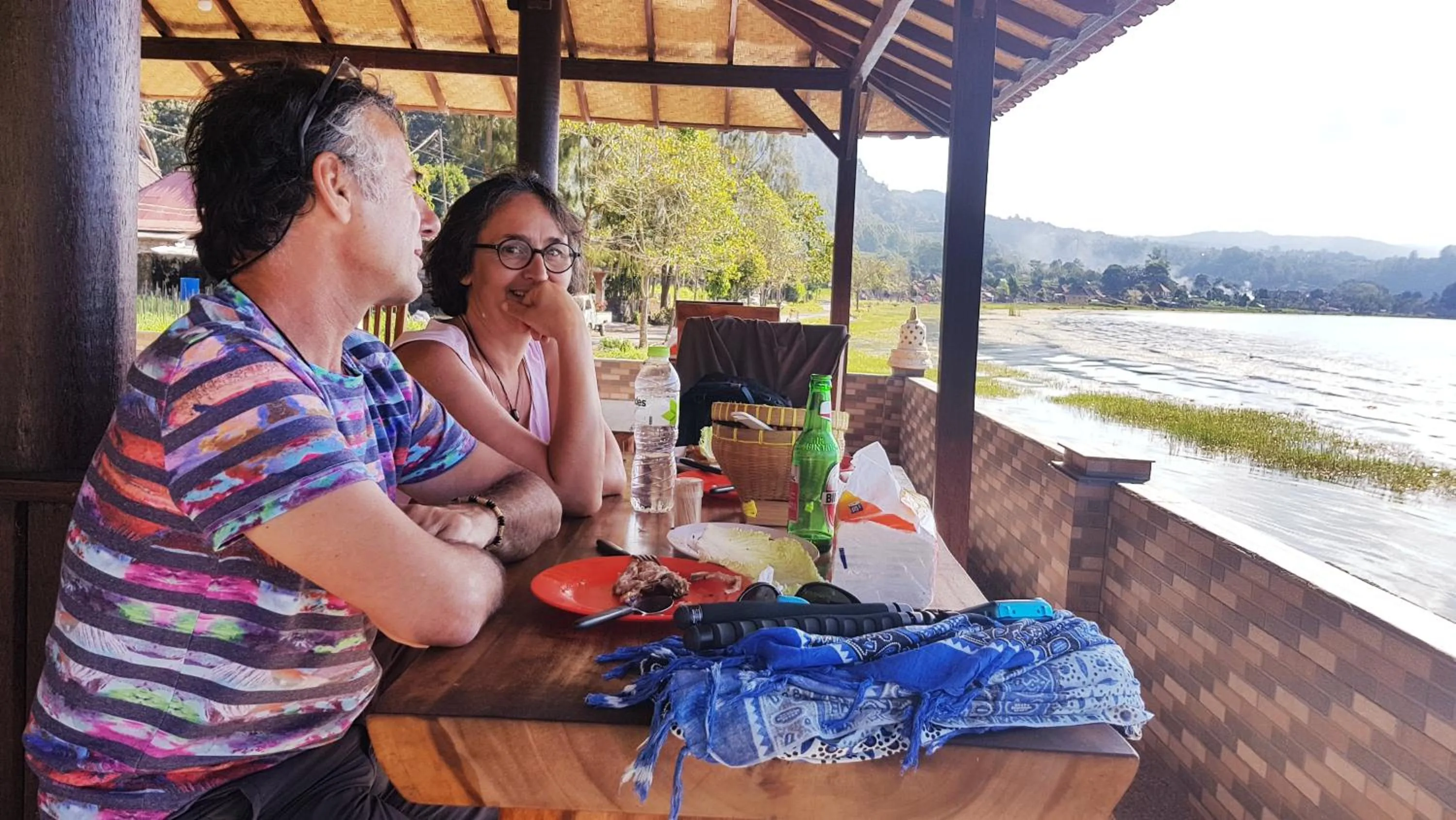 People in Batur Green Lakeview in Kintamani Bali
