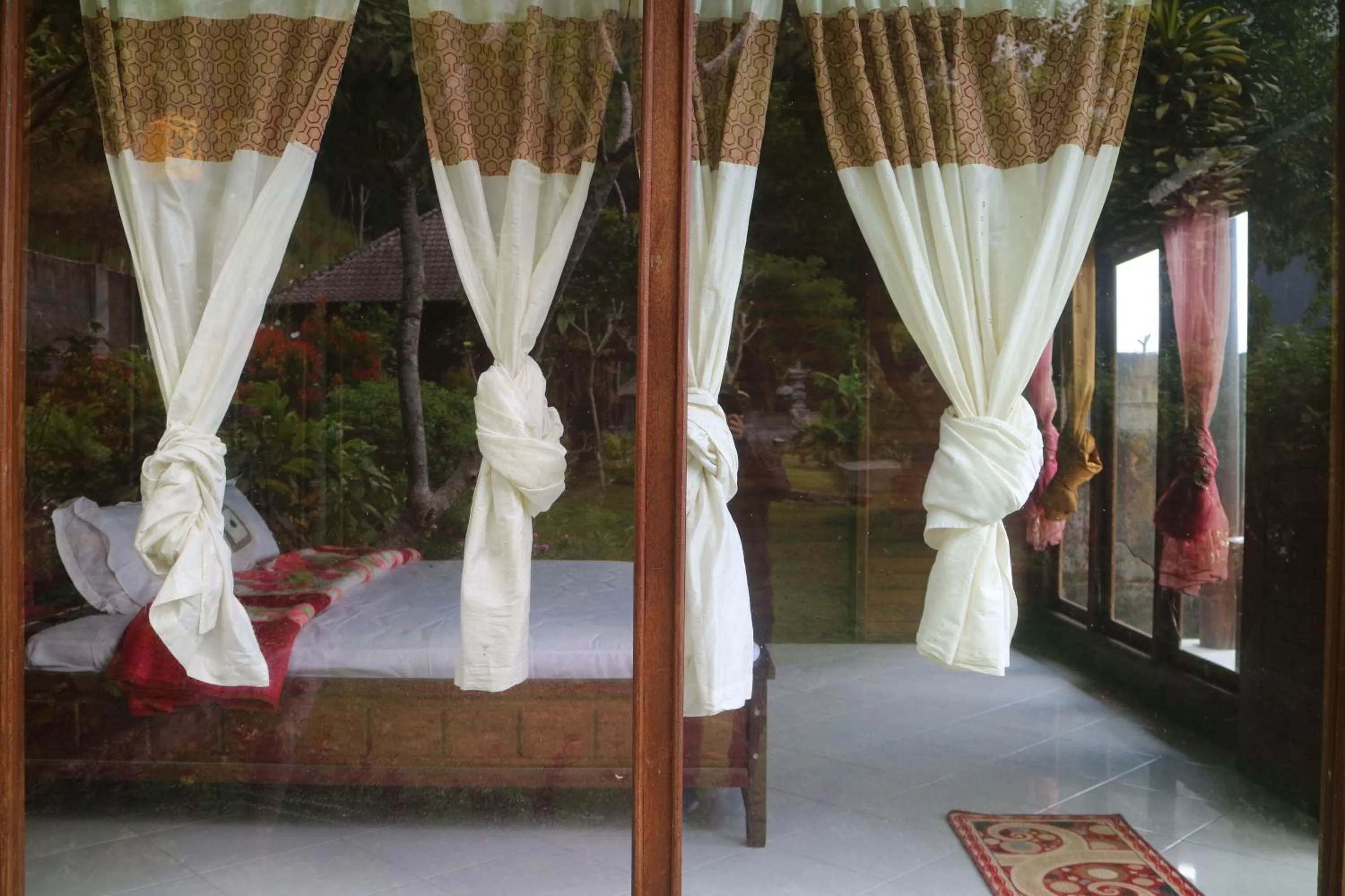 Garden view, Bed in Batur Green Lakeview in Kintamani Bali