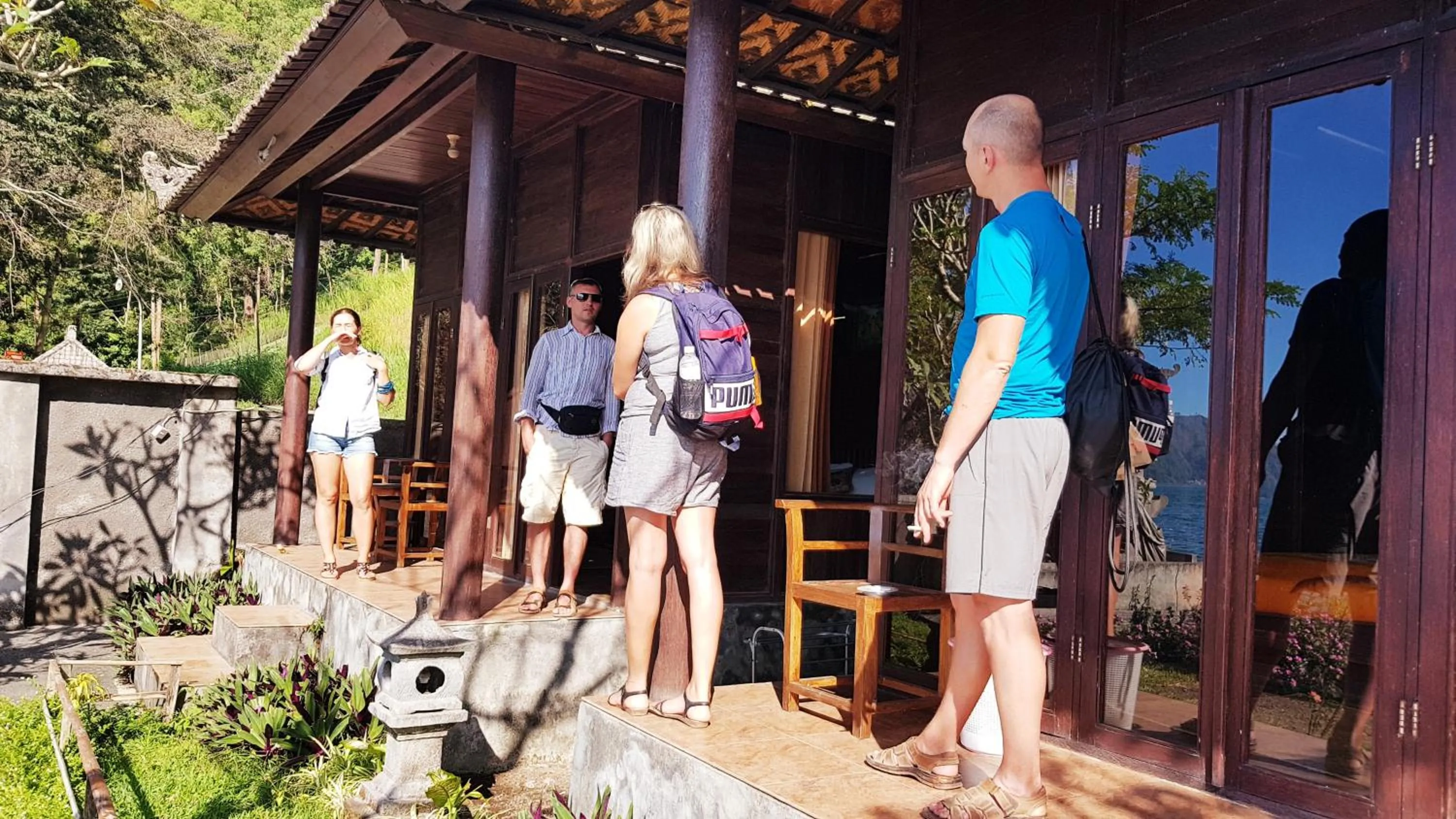 People in Batur Green Lakeview in Kintamani Bali