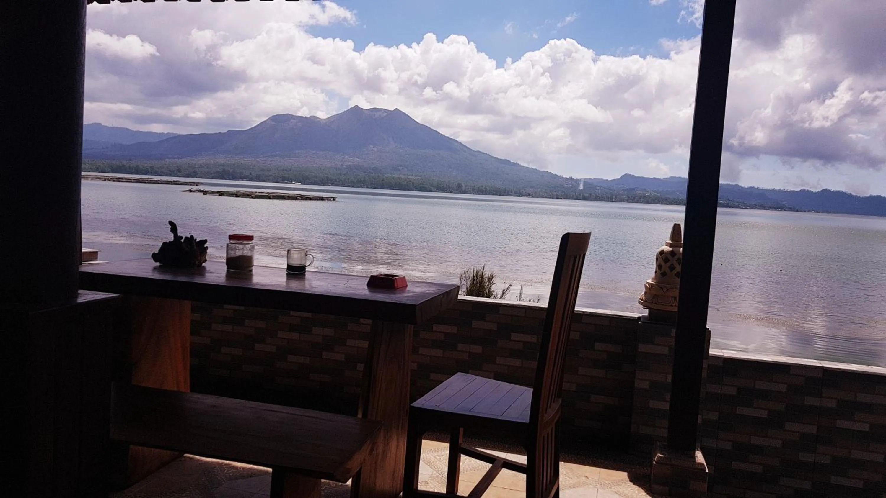 Garden view in Batur Green Lakeview in Kintamani Bali