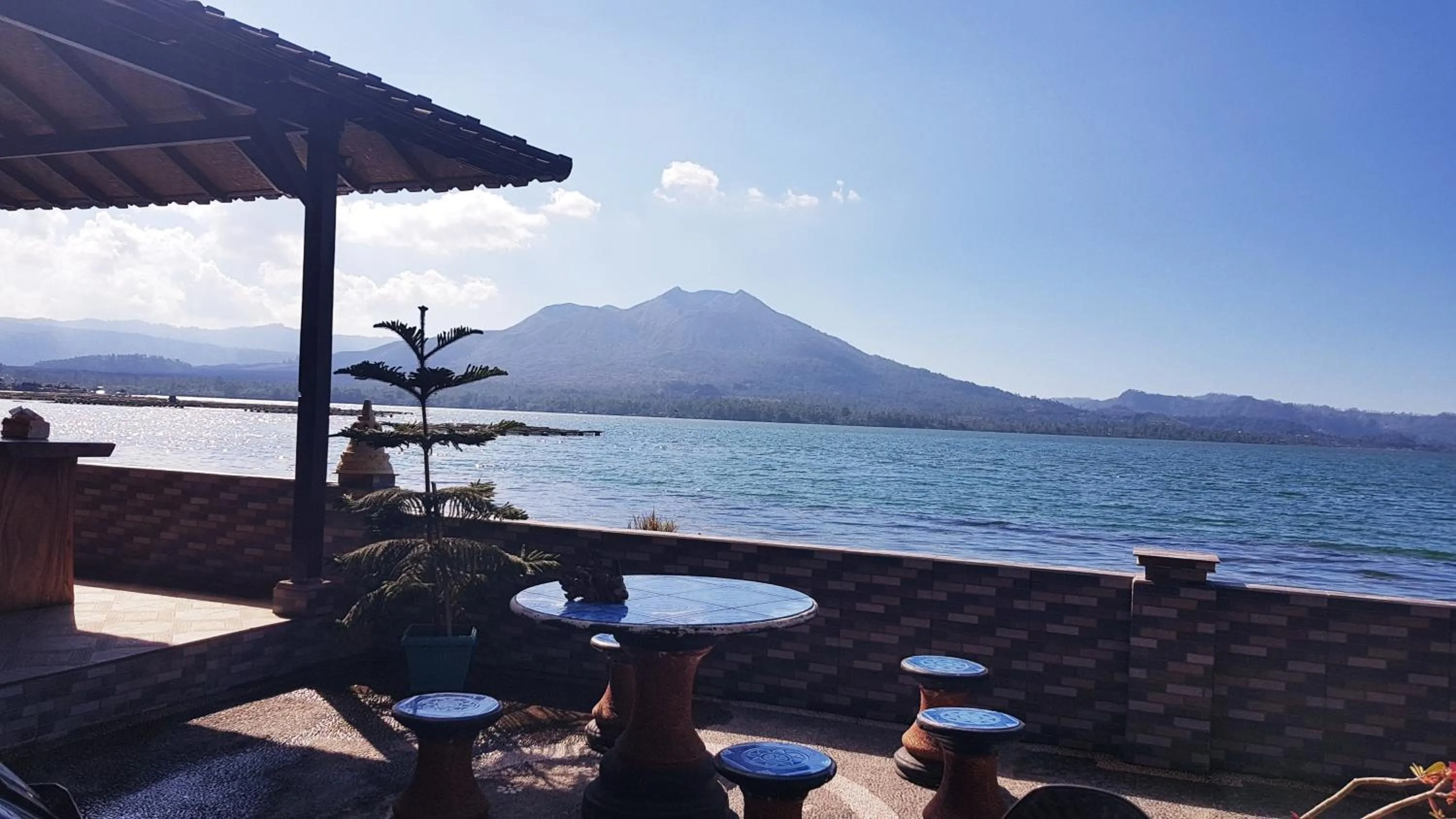 Mountain view in Batur Green Lakeview in Kintamani Bali