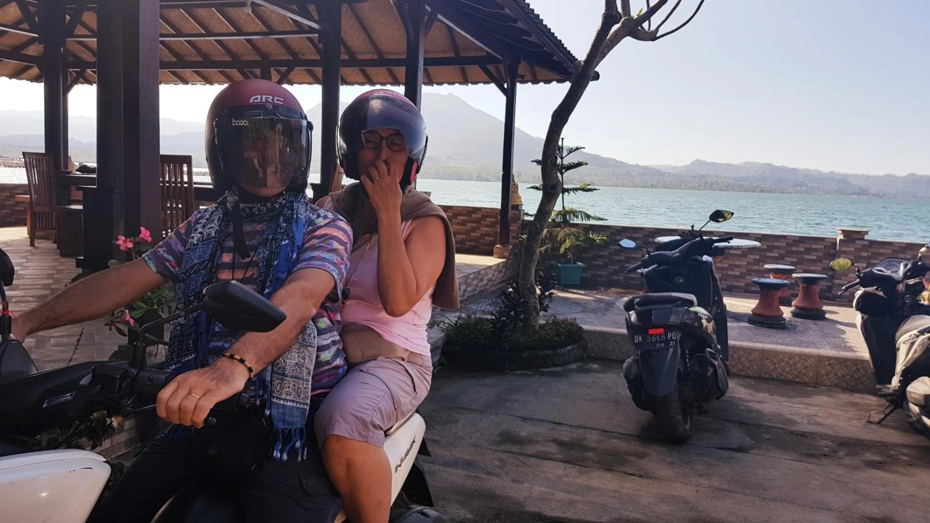 People in Batur Green Lakeview in Kintamani Bali