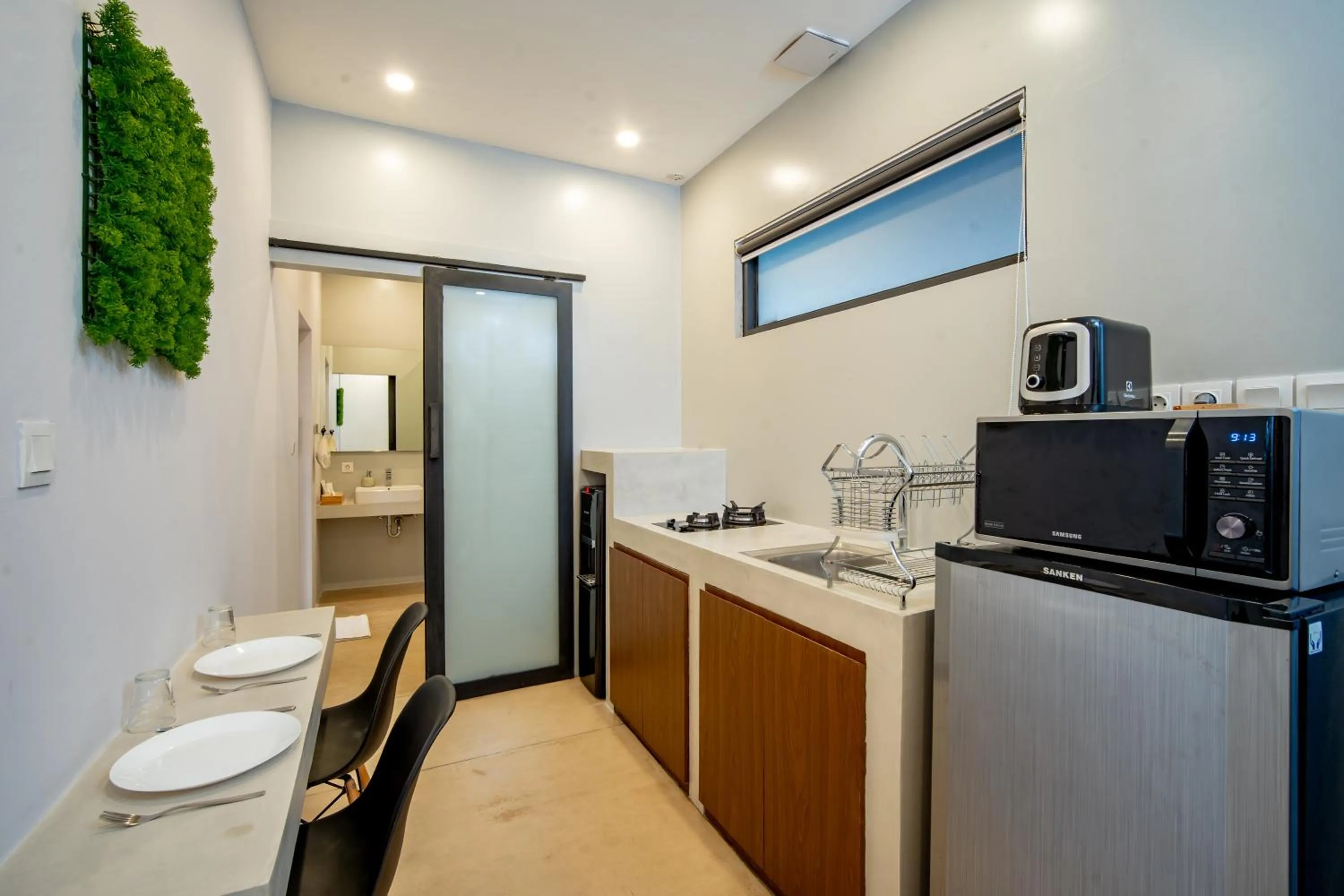 Kitchen or kitchenette in Canggu Dream Studios & Villas