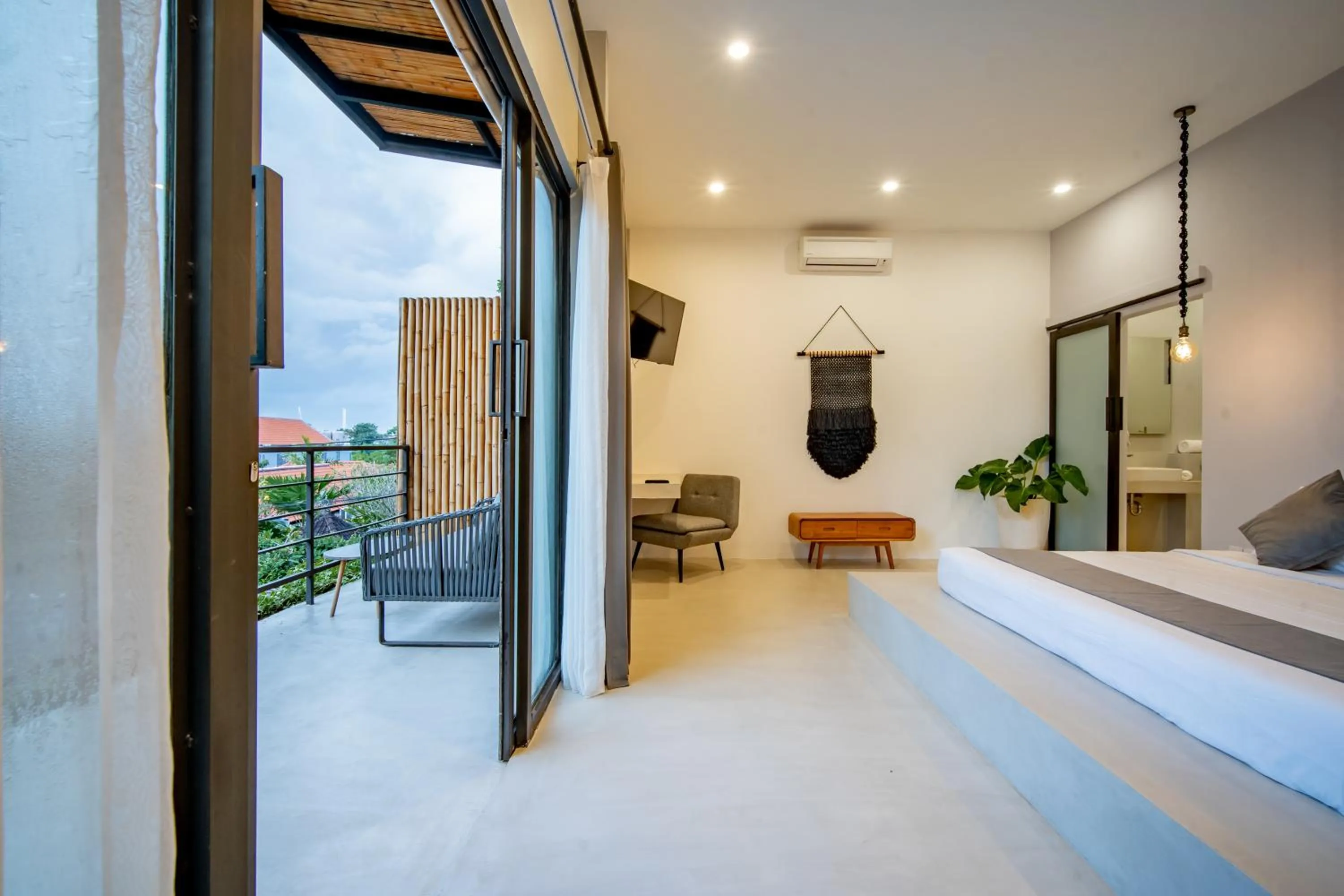 Patio, Bed in Canggu Dream Studios & Villas