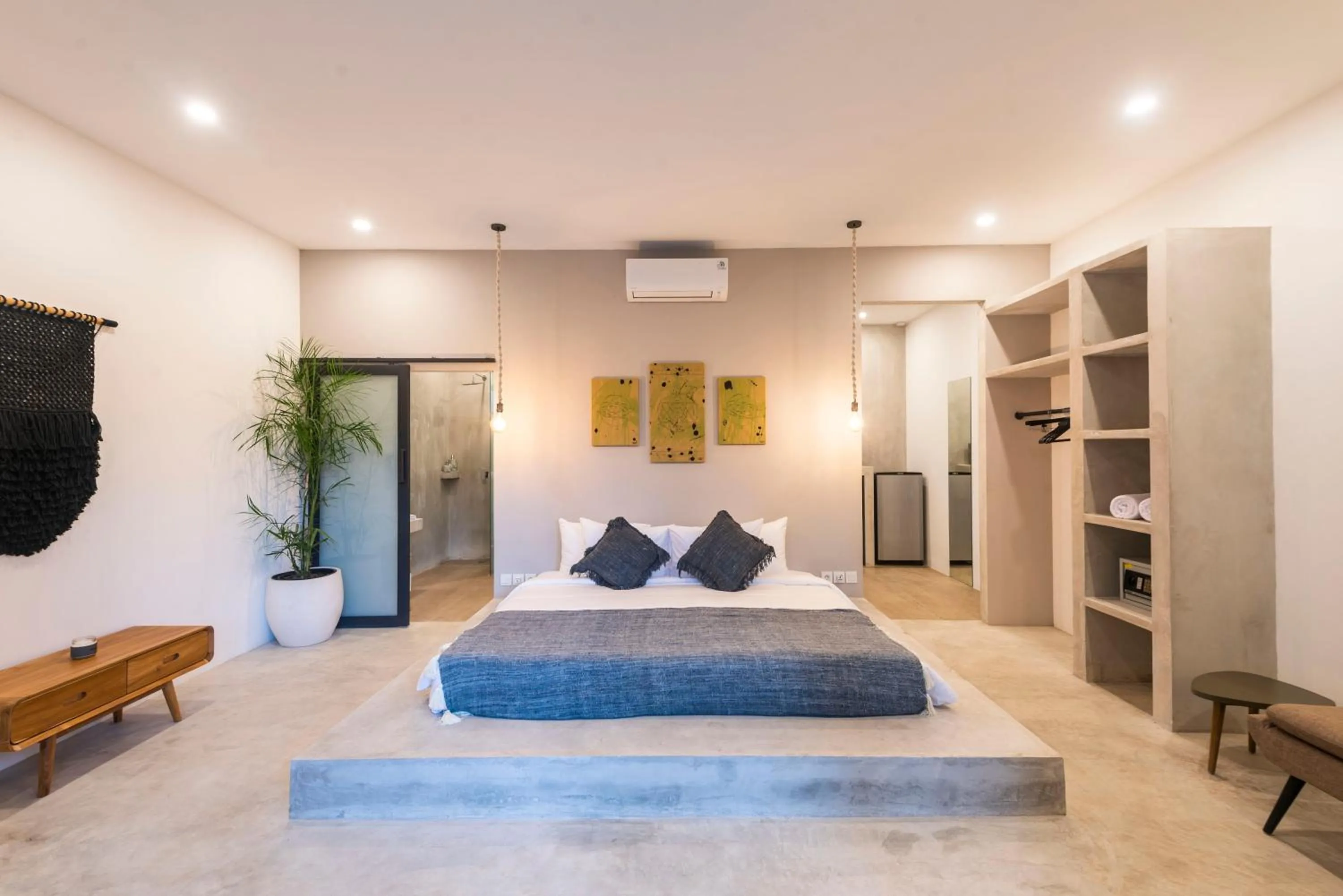 Bed in Canggu Dream Studios & Villas