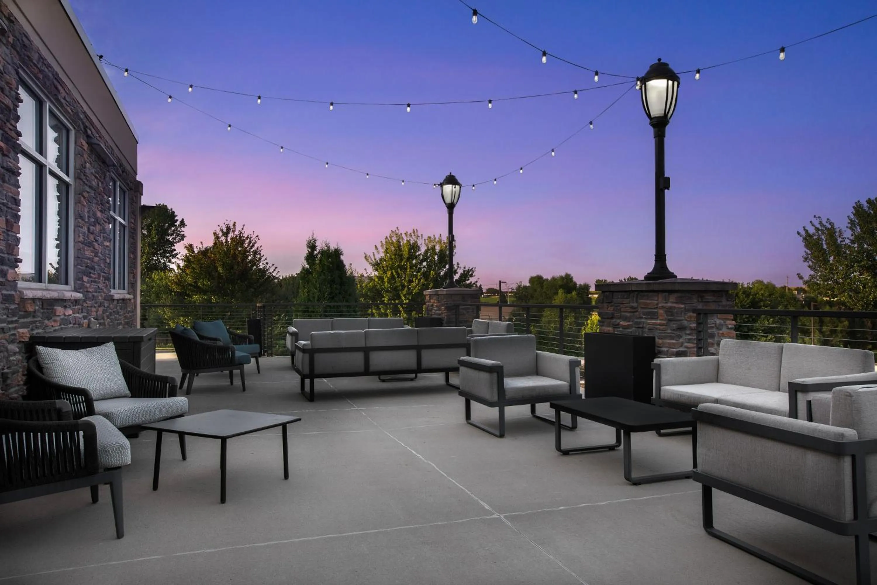 Balcony/Terrace in Hilton Garden Inn Cedar Falls Conference Center