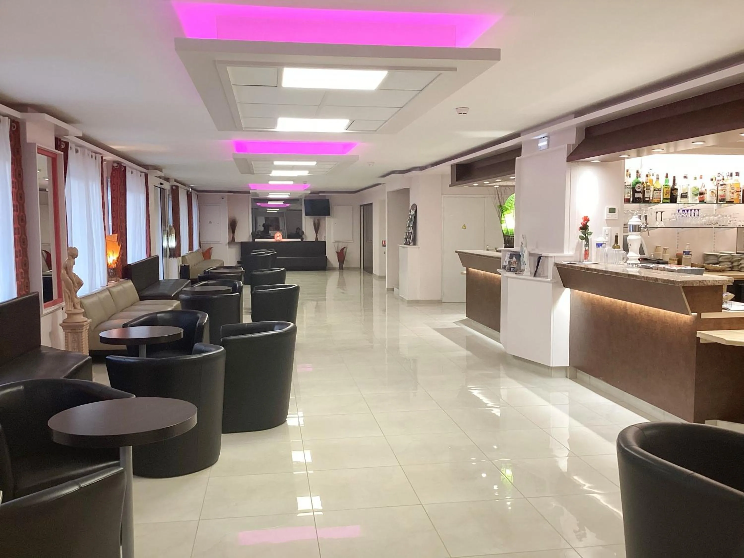 Communal lounge/ TV room in Hôtel Alliance