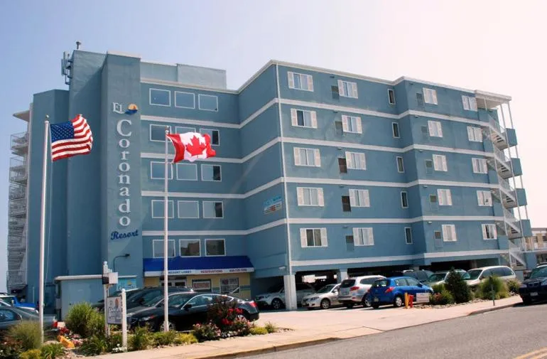 Facade/entrance in El Coronado Resort