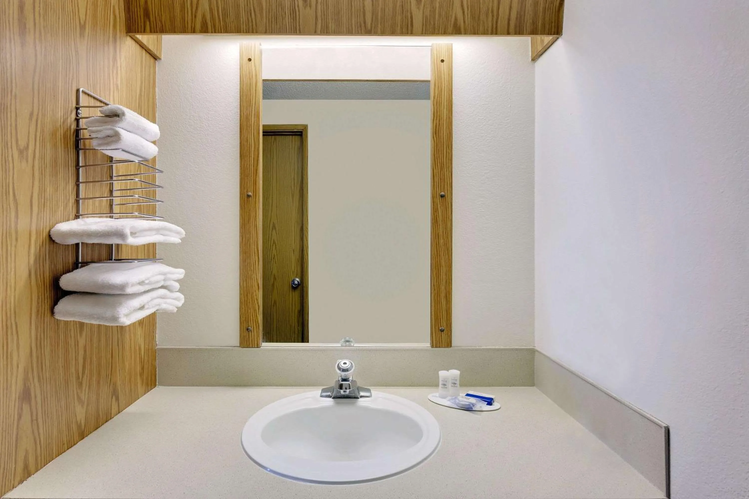 Photo of the whole room, Bathroom in Knights Inn Evanston