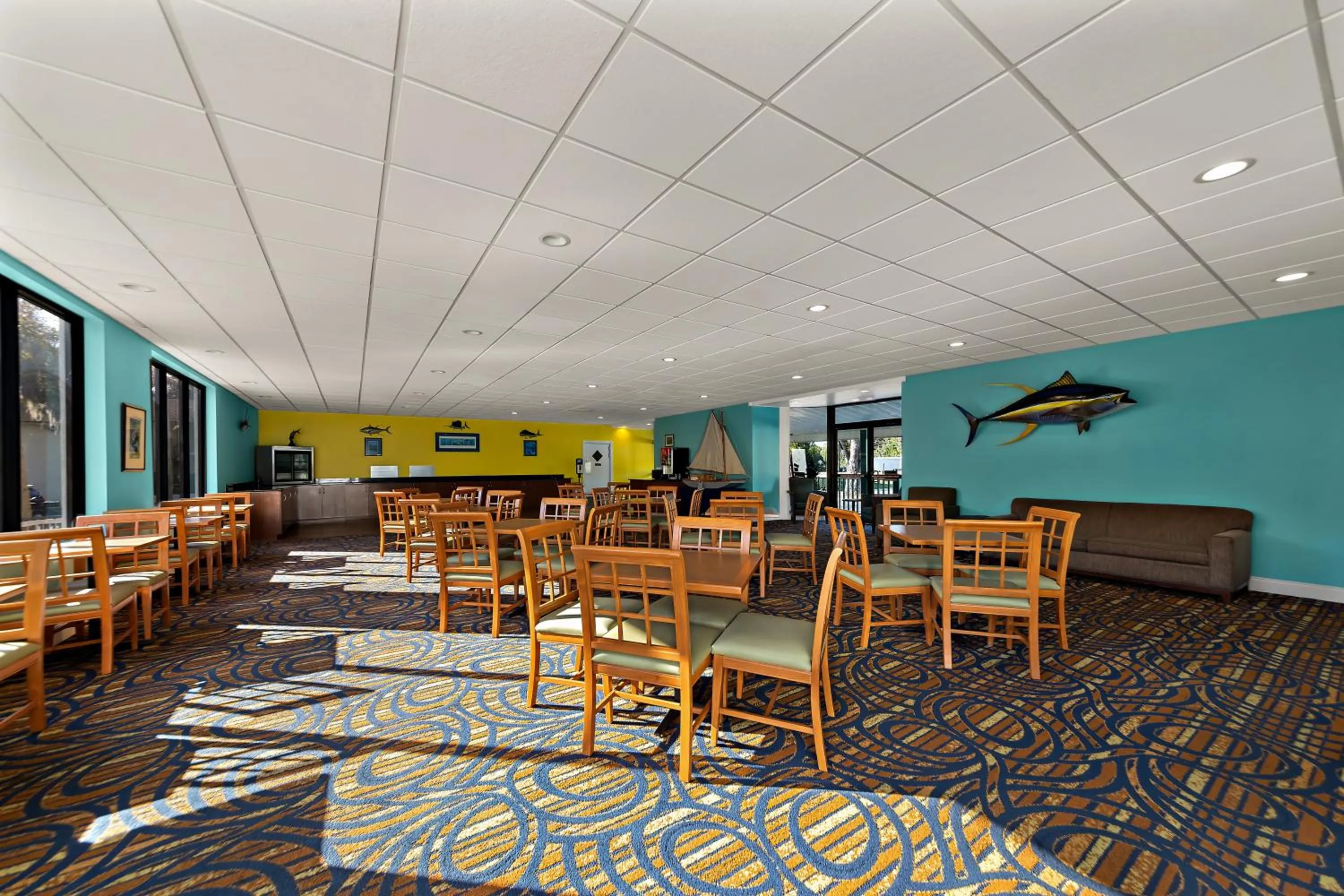 Seating area in PaddleTail Waterfront Lodge, Trademark Collection by Wyndham