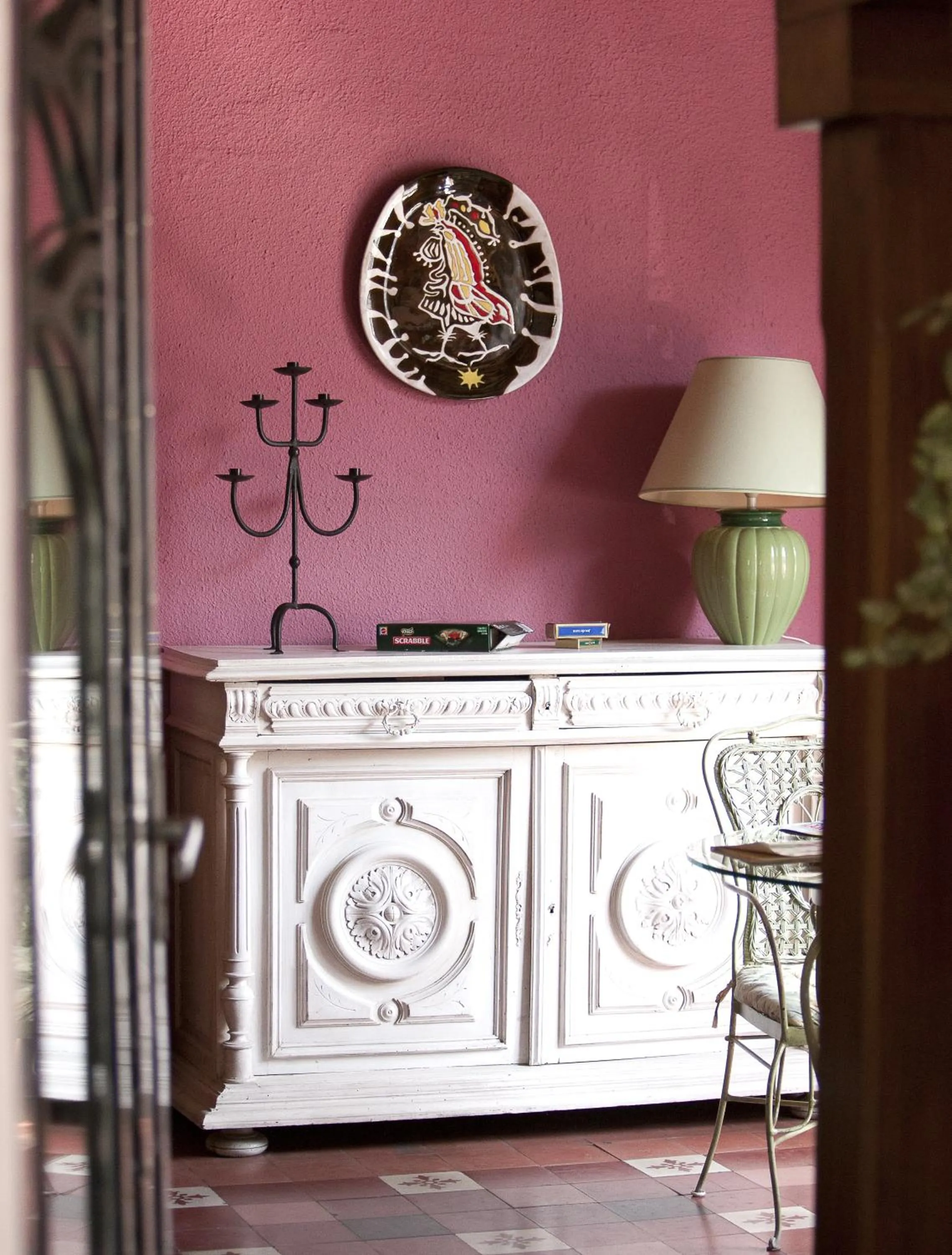 Decorative detail in Le Mas des Citronniers