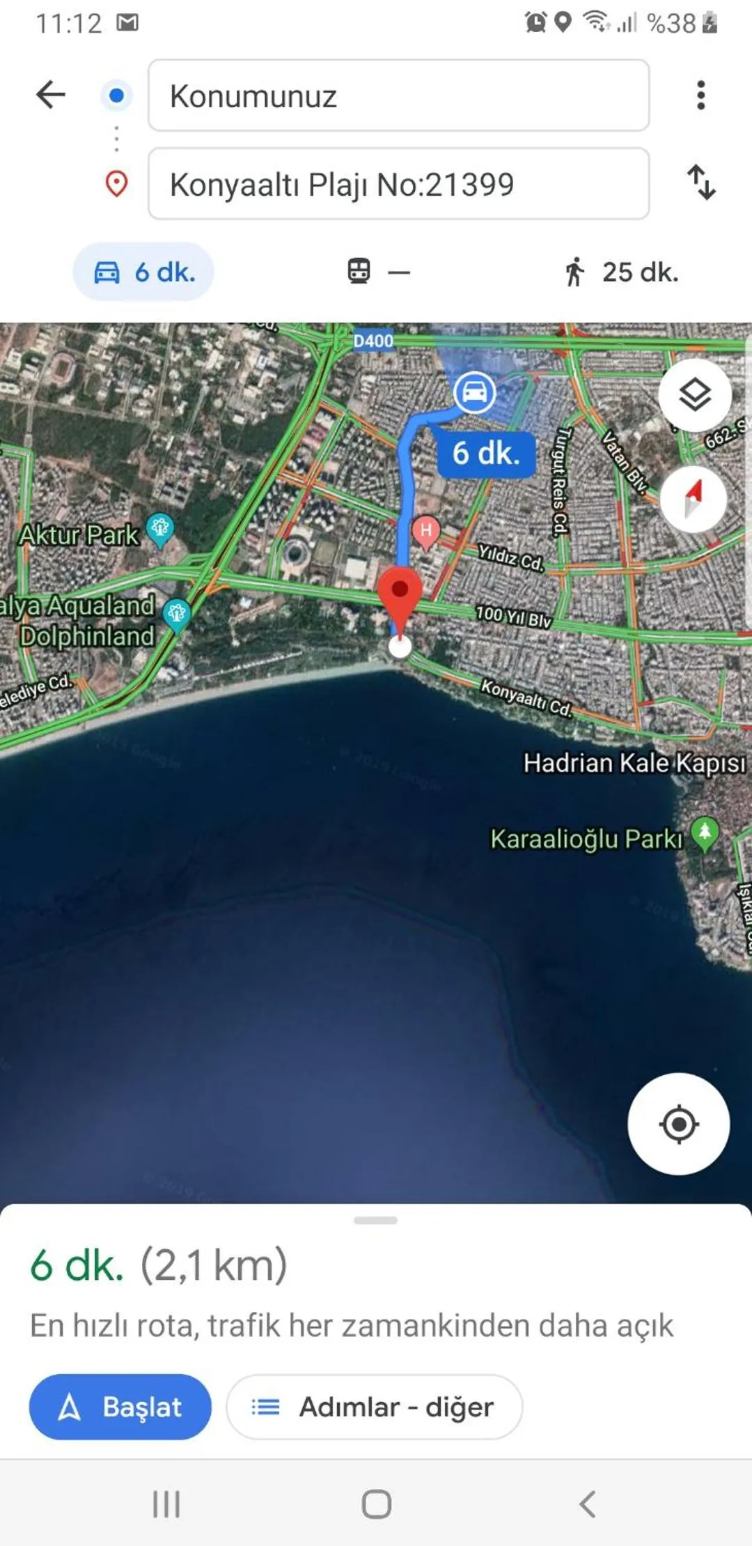 Bird's eye view in Sare Suites Downtown