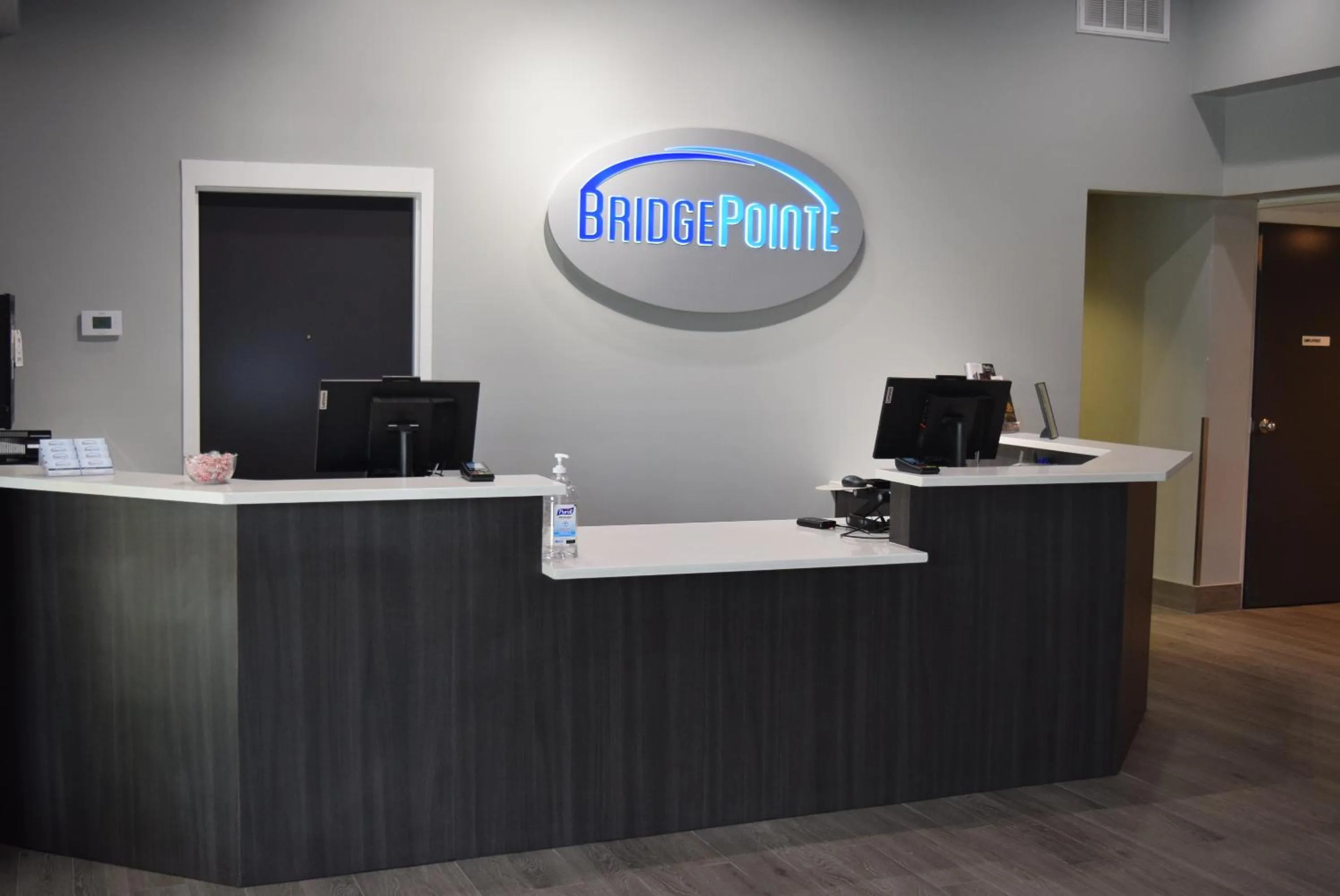 Lobby or reception in BridgePointe Hotel & Marina