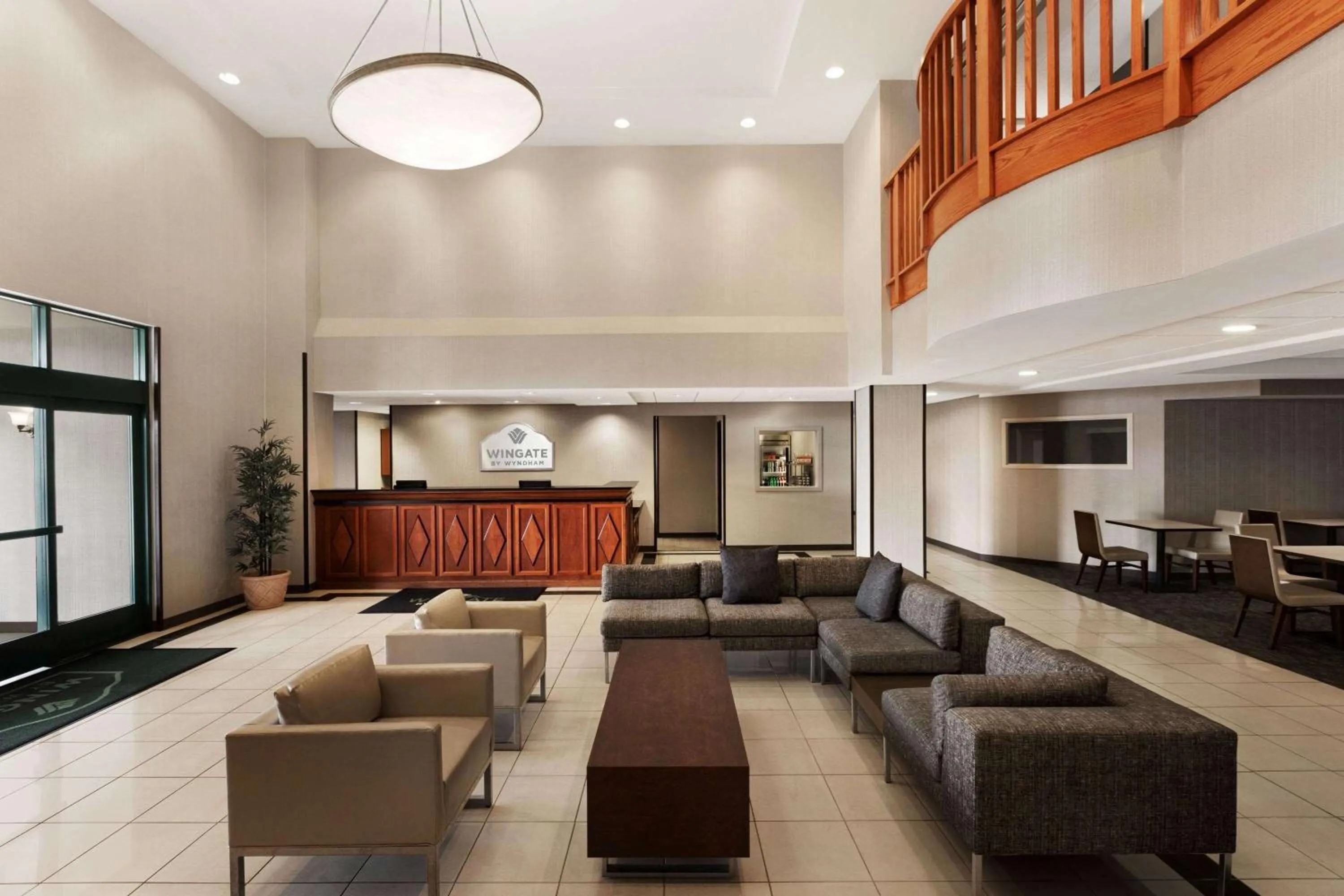 Lobby or reception in Wingate by Wyndham Bridgeport Clarksburg