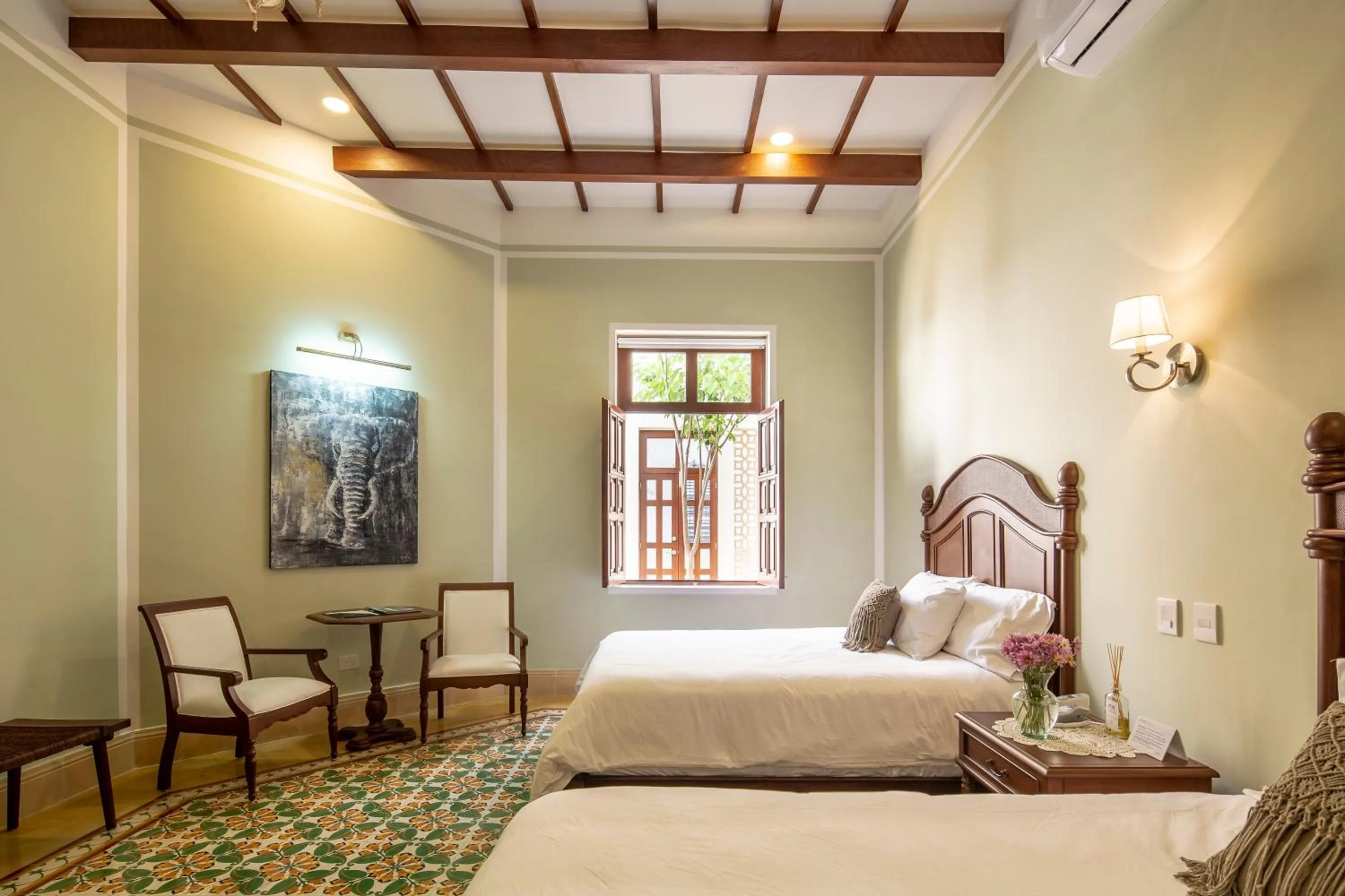 Bed in Casa Tavera- Adults Only