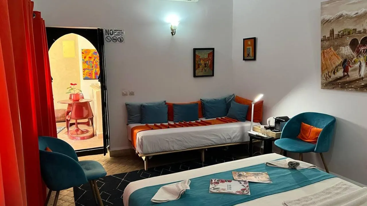 Bed in RIAD PÉNÉLOPE Marrakech