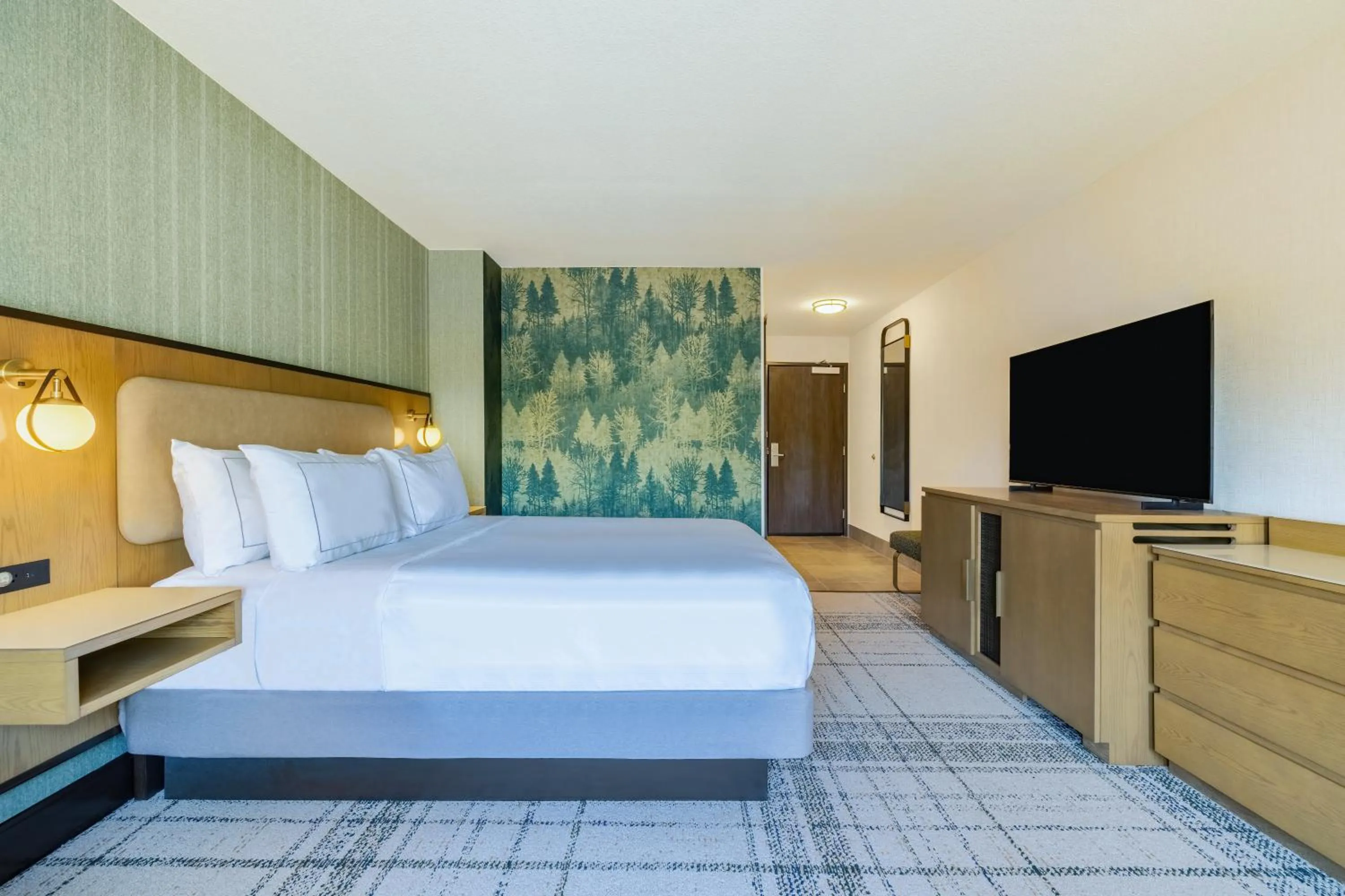 Bedroom, Bed in The Newberry Hotel Bend, Tapestry Collection by Hilton