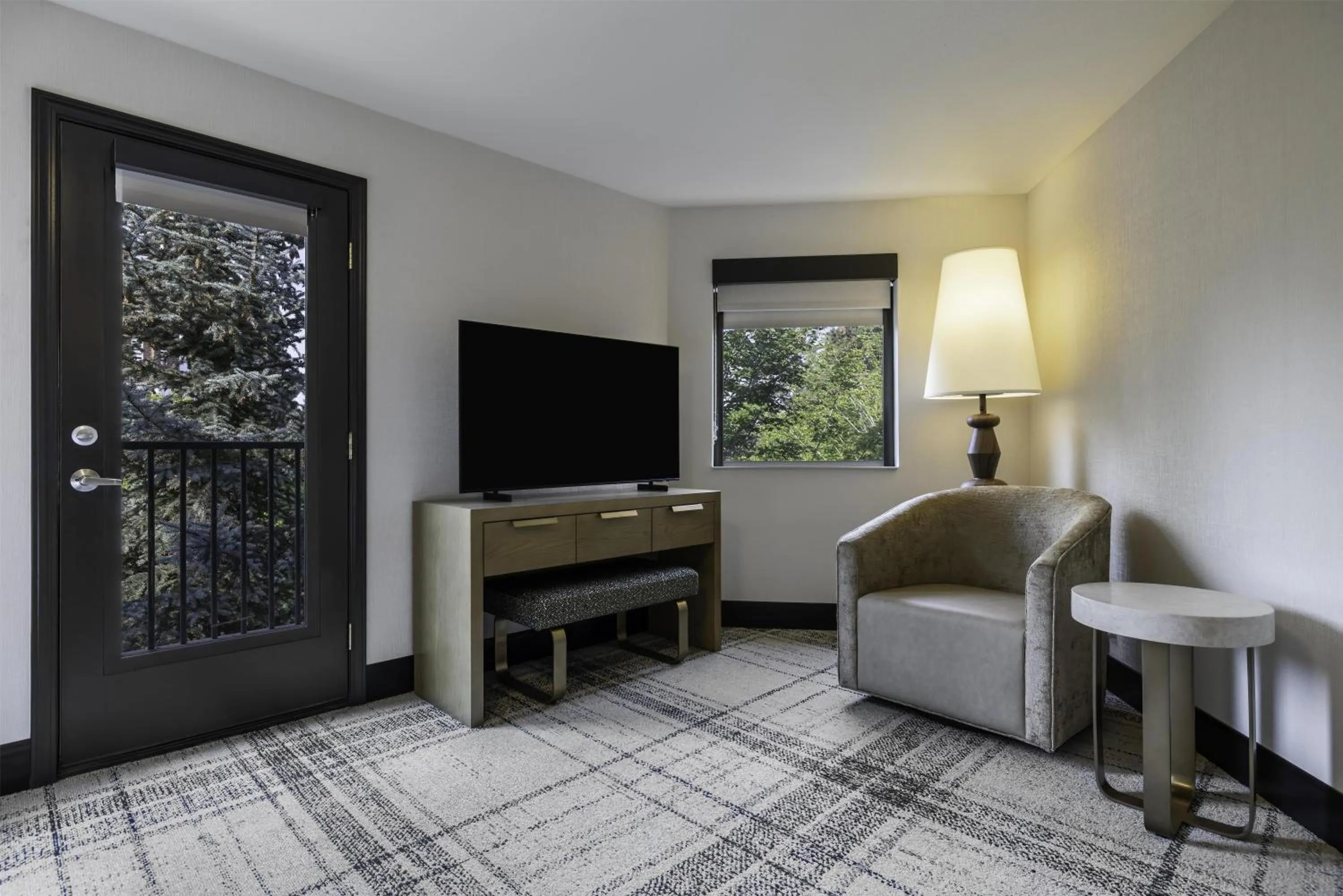 Living room in The Newberry Hotel Bend, Tapestry Collection by Hilton