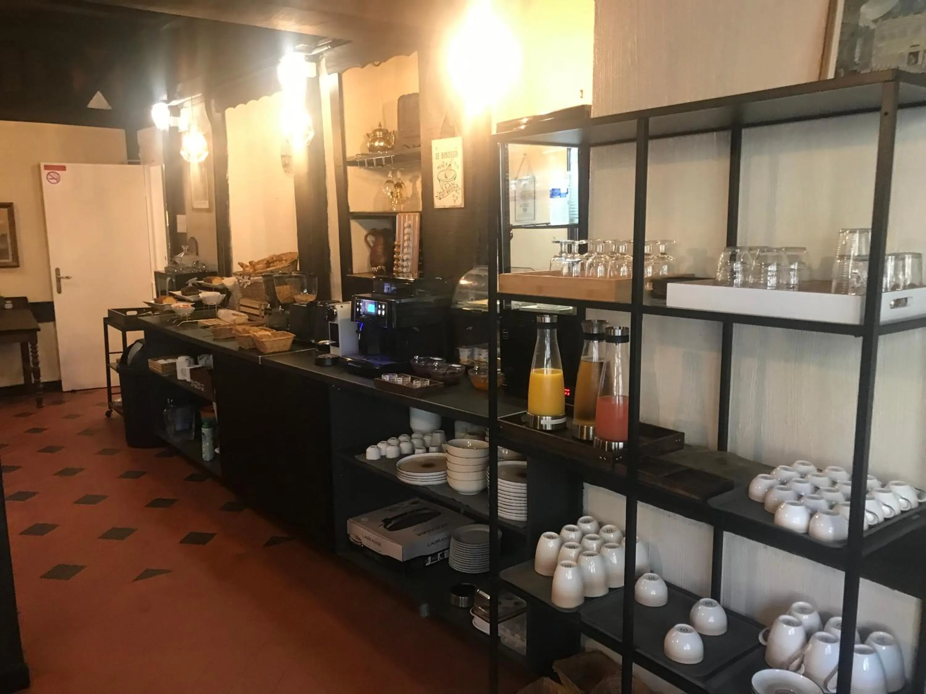 Buffet breakfast in Hotel Morand