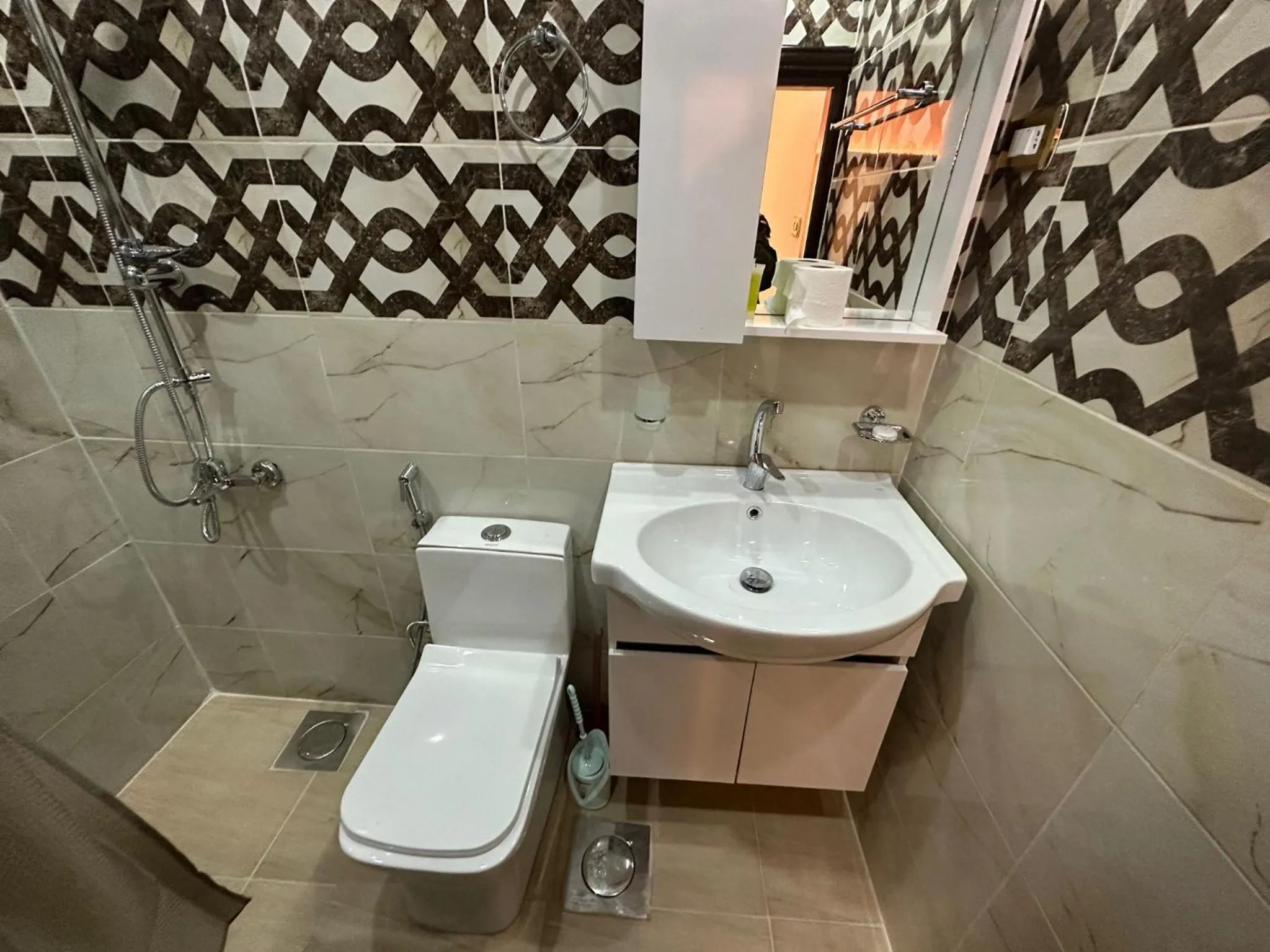 Bathroom in Petra Guests Hotel