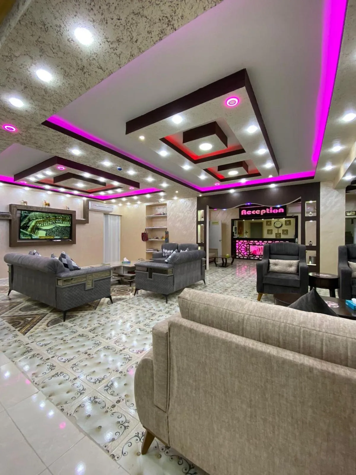 Lobby or reception in Petra Guests Hotel