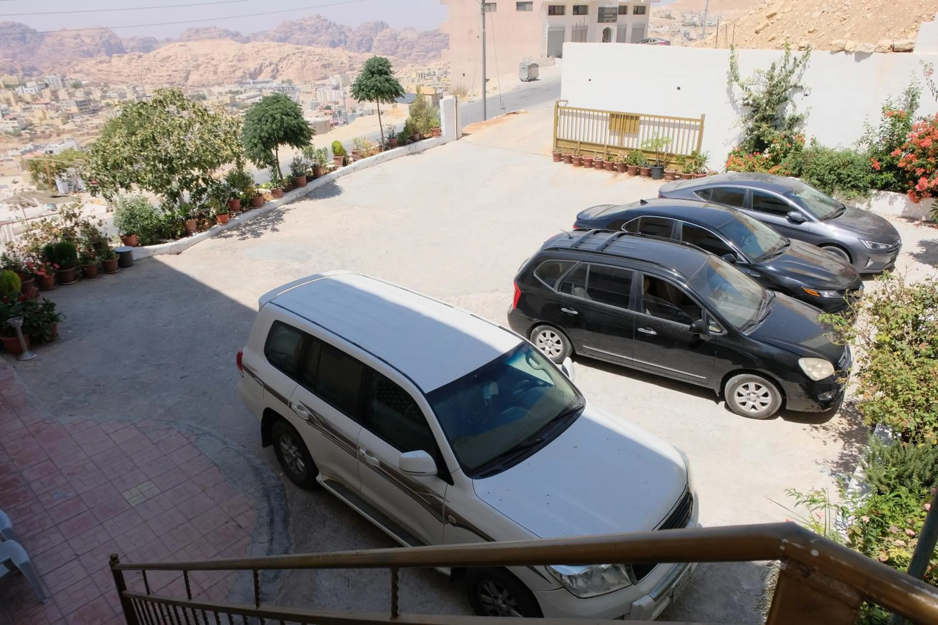 Parking in Petra Guests Hotel