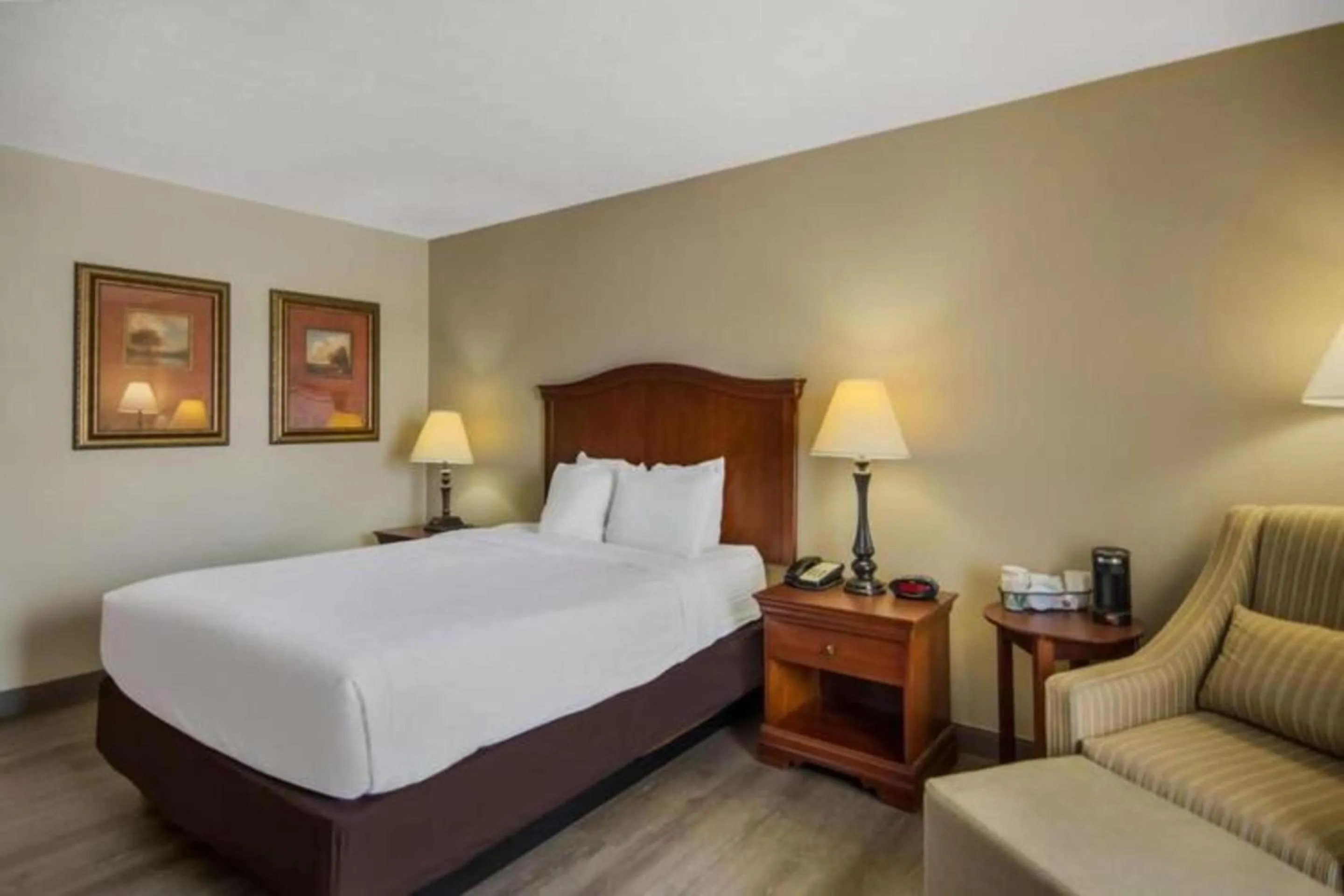 Bed in Motel 6 Stafford, VA Quantico