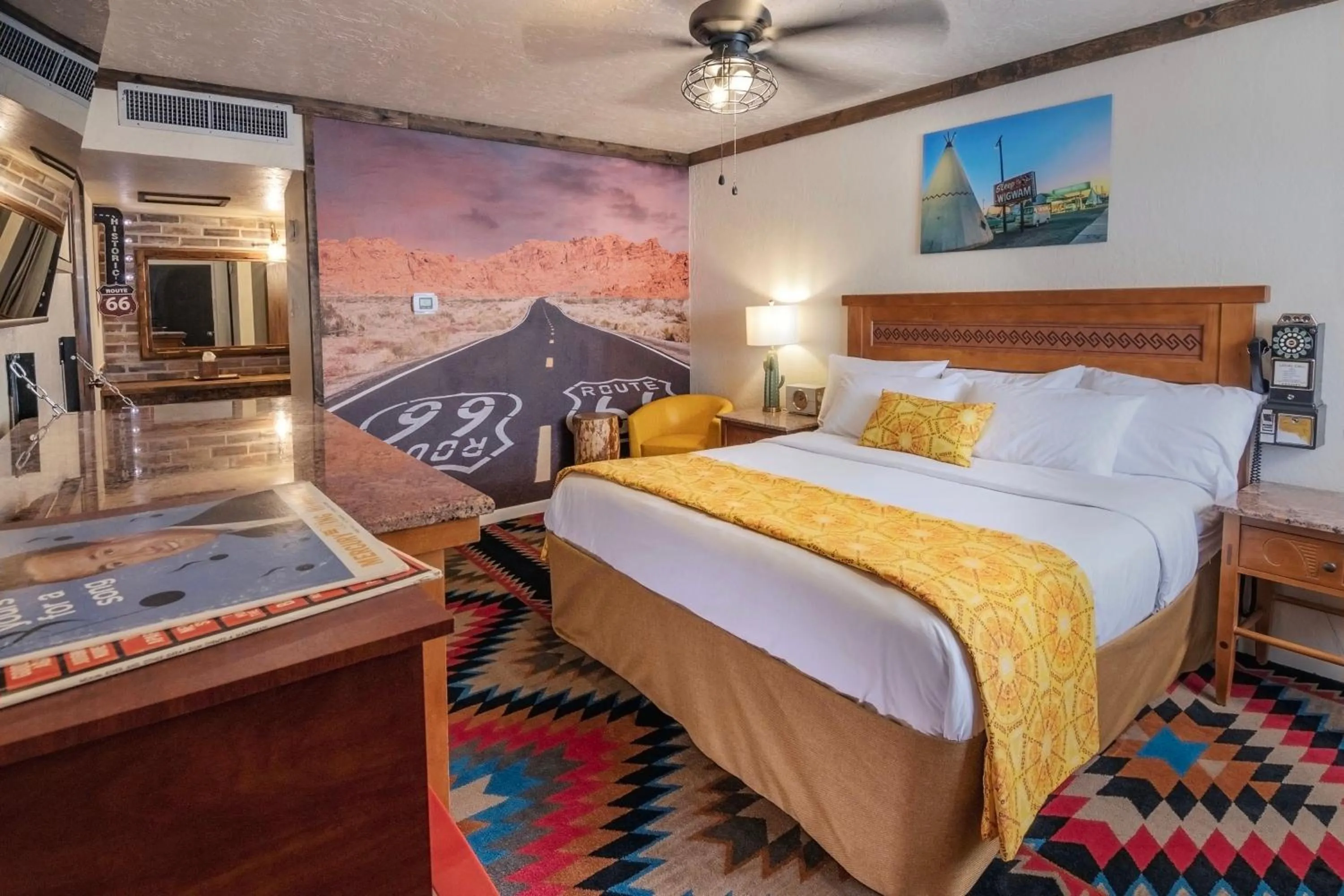 Bed in Hotel El Rancho