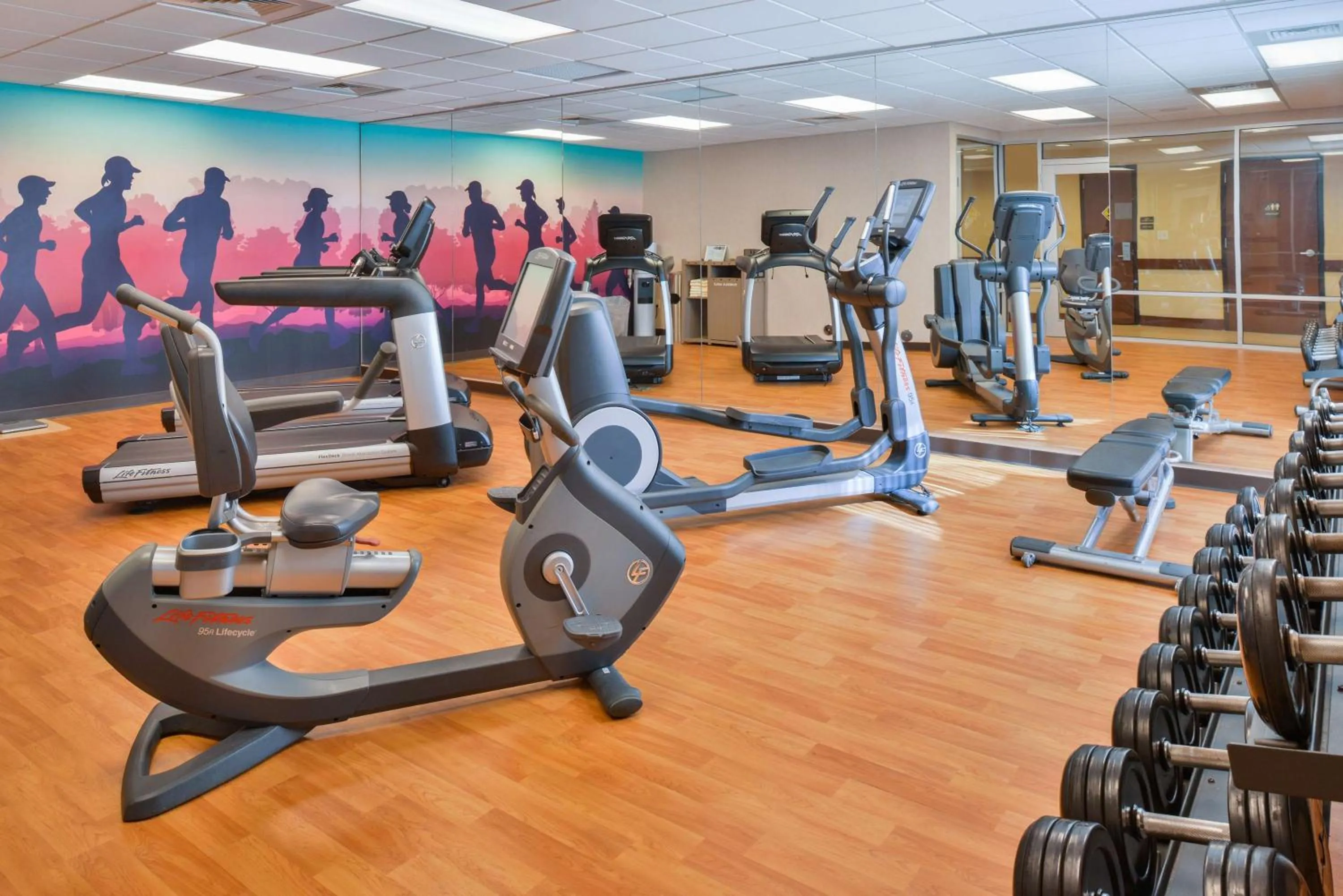 Fitness centre/facilities in Hyatt Place Chesapeake