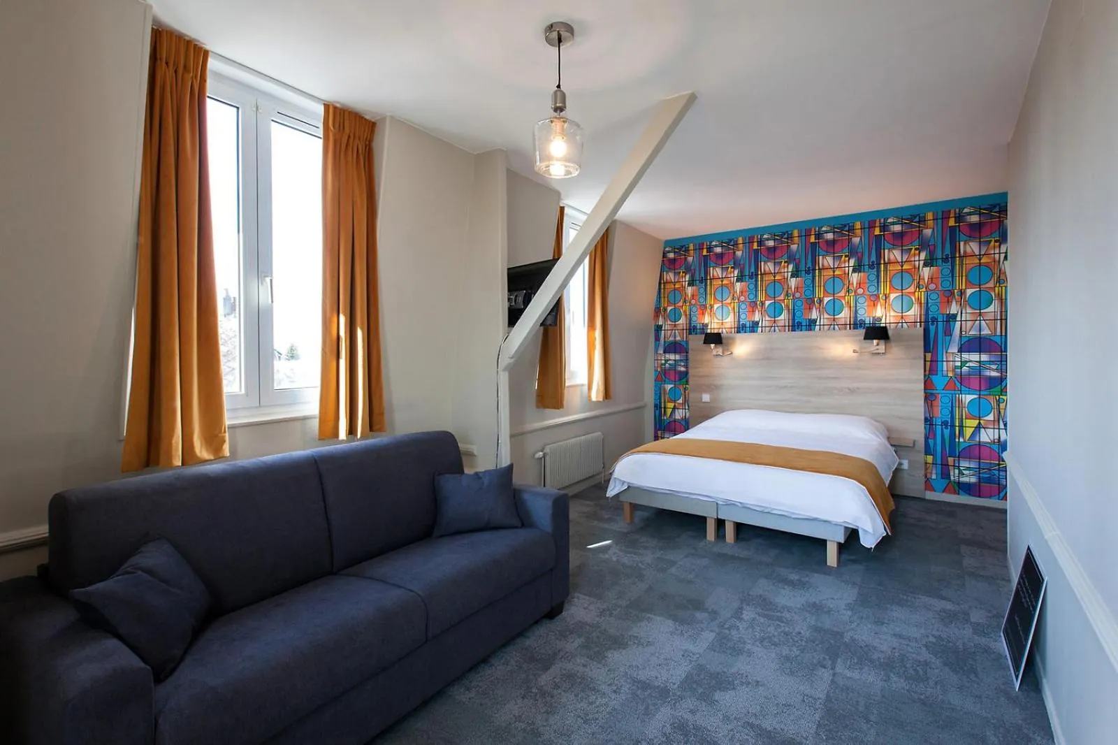 Bed in Logis - Hostellerie & Restaurant du Marché